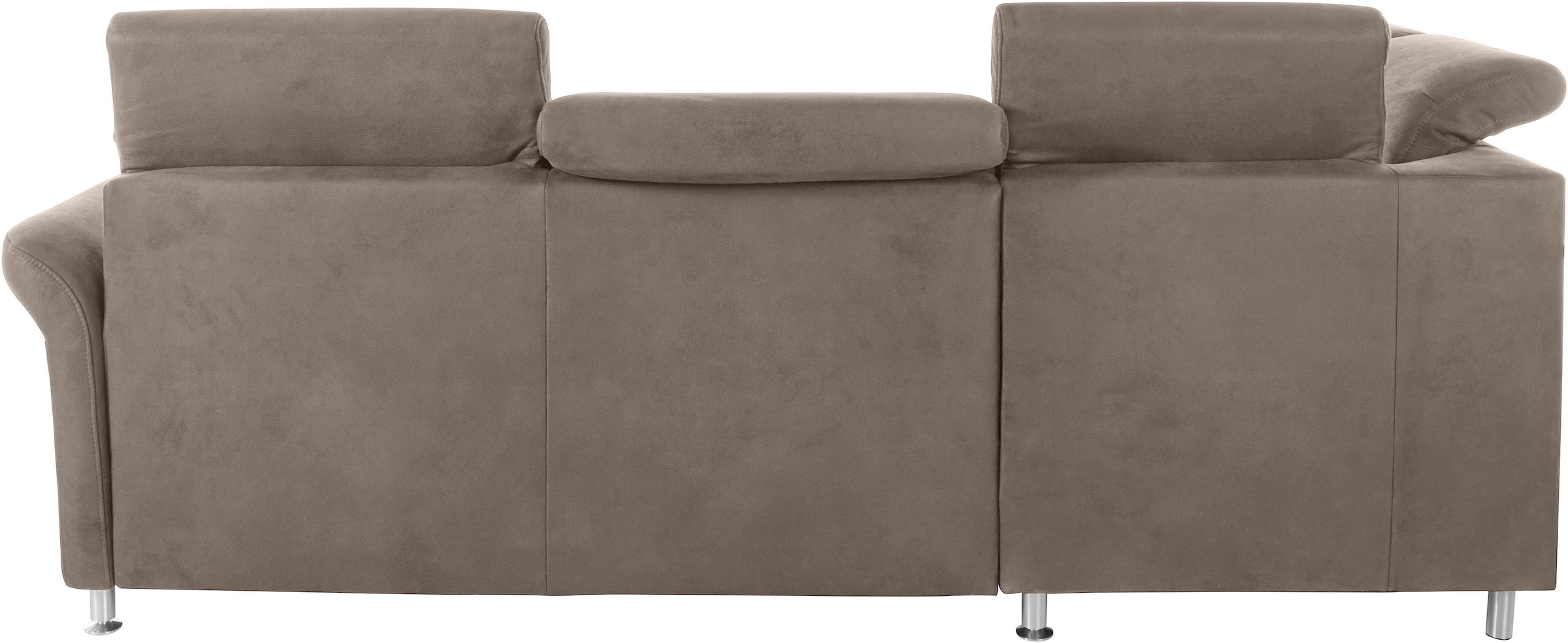 sit&more Ecksofa »Darwin L-Form«, inklusive Federkern, wahlweise mit Kopfteilverstellung, Bettfunktion