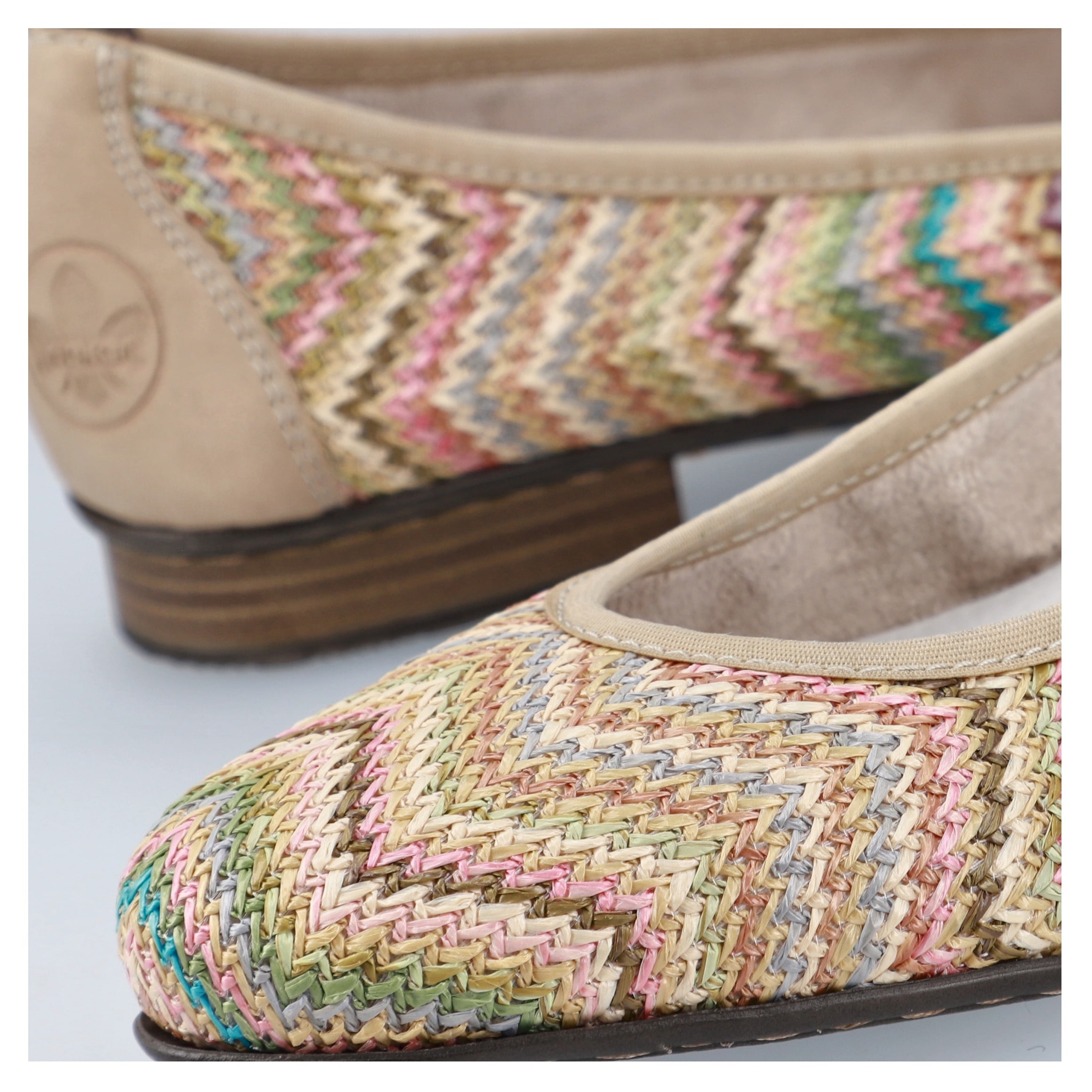 Rieker Ballerina, Slipper, Schlupfschuh, Pumps mit weicher Innensohle