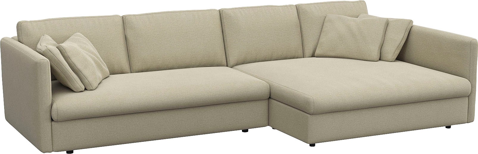 FLEXLUX Ecksofa »Lovane«, Weich & anschmiegsam, große Sitztiefe auf Kaltsch günstig online kaufen