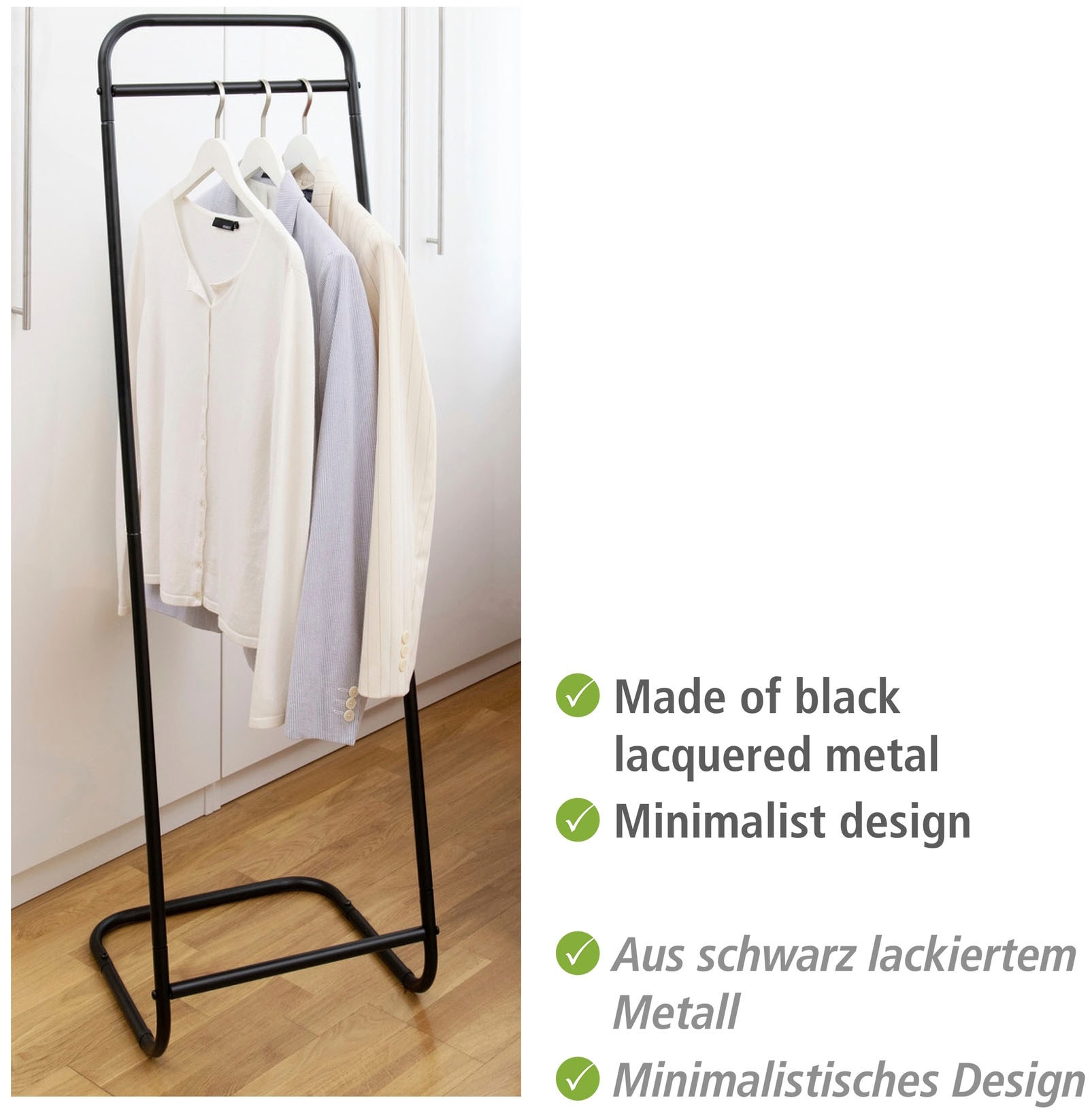 WENKO Kleiderständer »Surya«, in minimalistischem Design