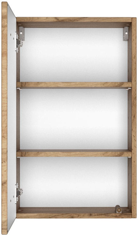 welltime Badmöbel-Set »Welltime Möbel Baabe Waschtisch-Set 3tlg. oder 5tlg.«, (5 St.), gedämpfte Scharniere und Softclose-Funktion, inklusive LED-Beleuchtung