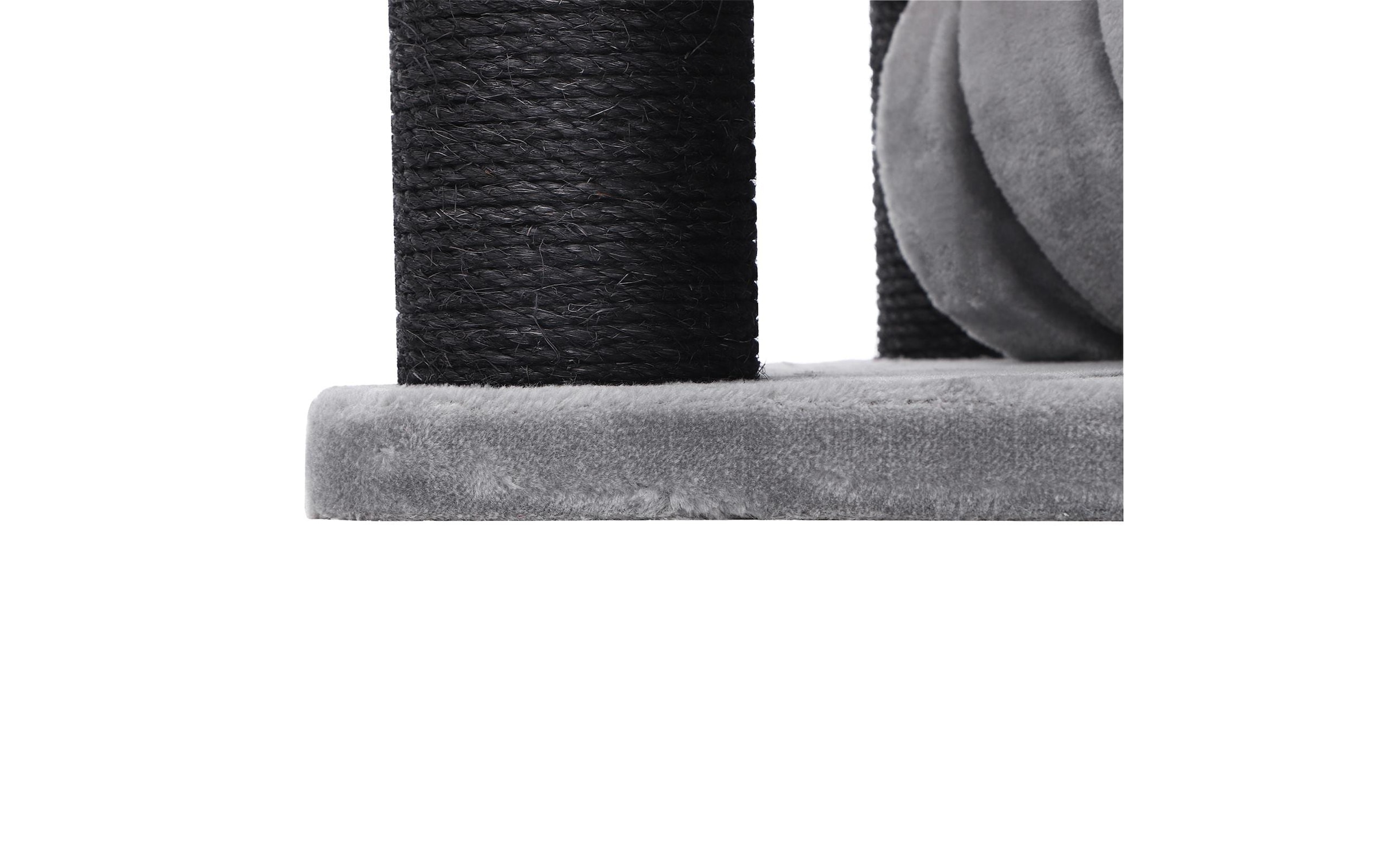 FEANDREA Kratzbaum »141 cm, Grau/Schwarz« 141 cm hoch