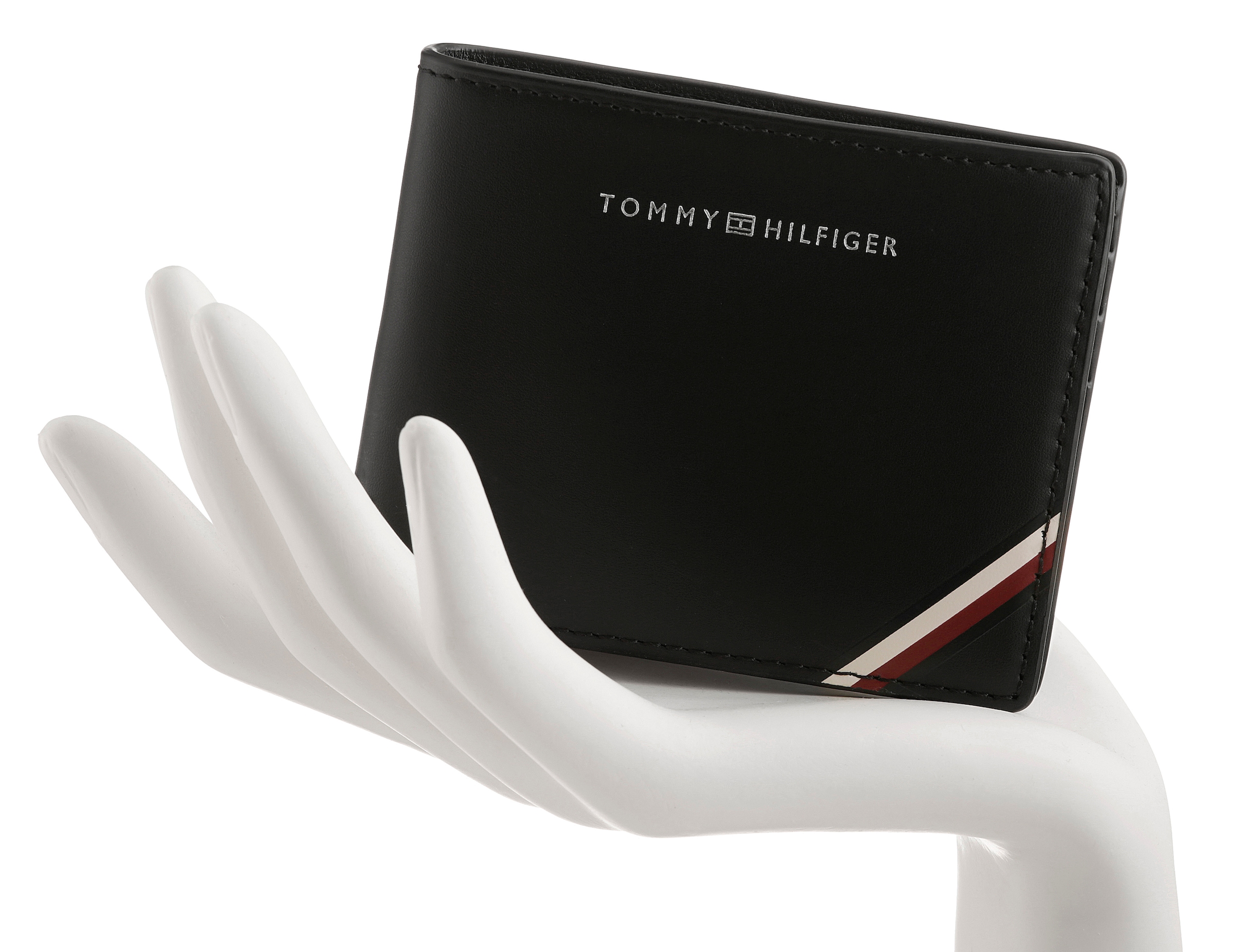 Tommy Hilfiger Geldbörse »GP MINI CC WALLET & KEY FOB«, (Set, 2 tlg.,  Börse+Anhänger), schönes Geschenkset online bestellen