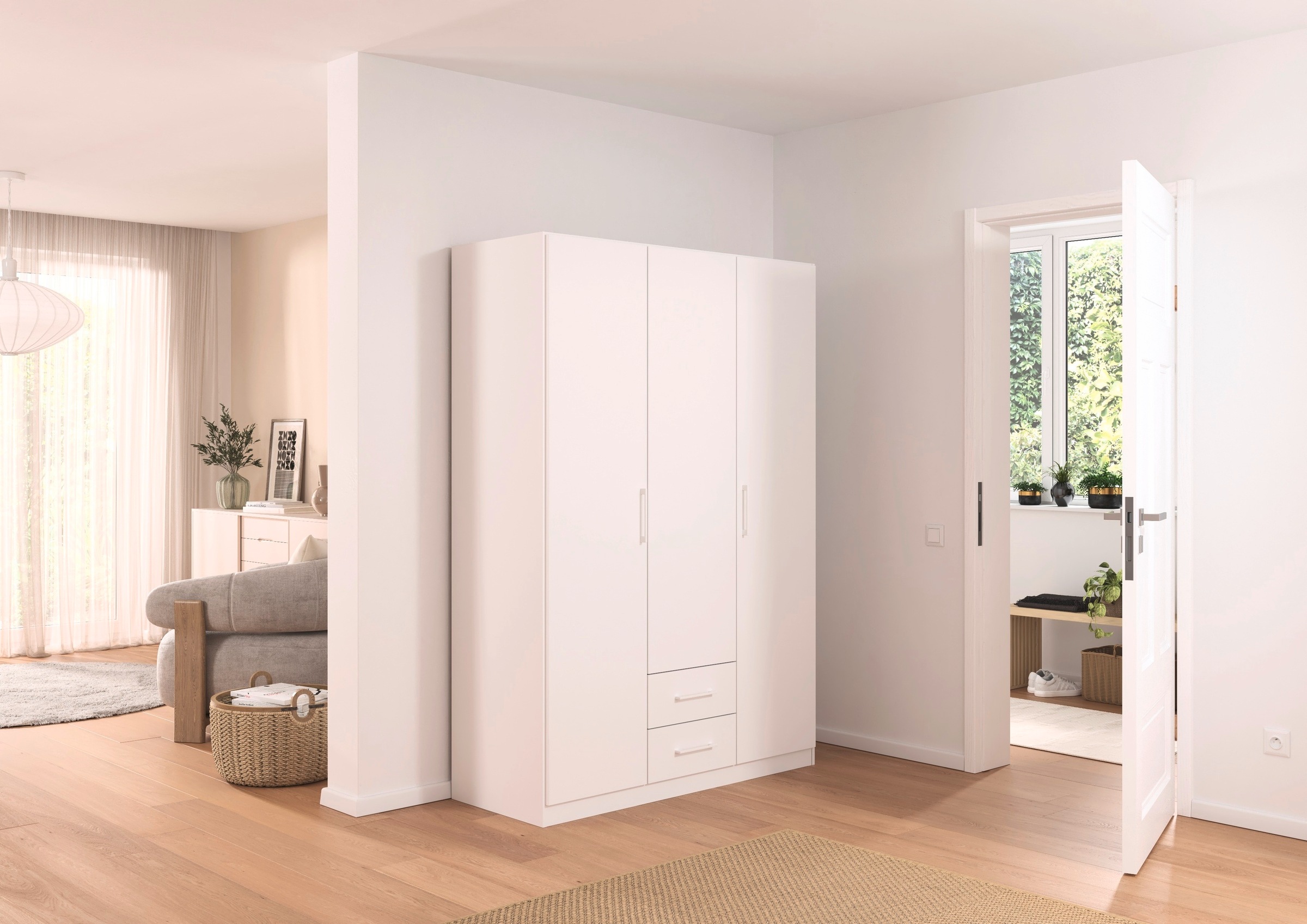 rauch Drehtürenschrank »Kleiderschrank Schrank Garderobe KREFELD optional m günstig online kaufen