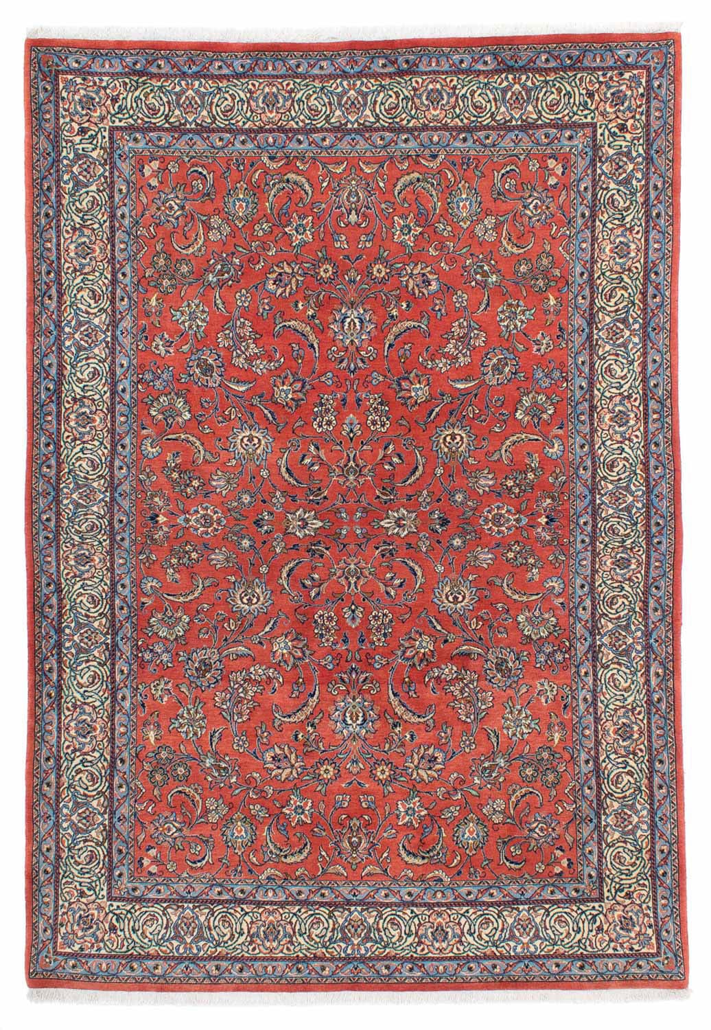 morgenland Wollteppich »Sarough Durchgemustert Rosso 300 x 208 cm«, rechtec günstig online kaufen