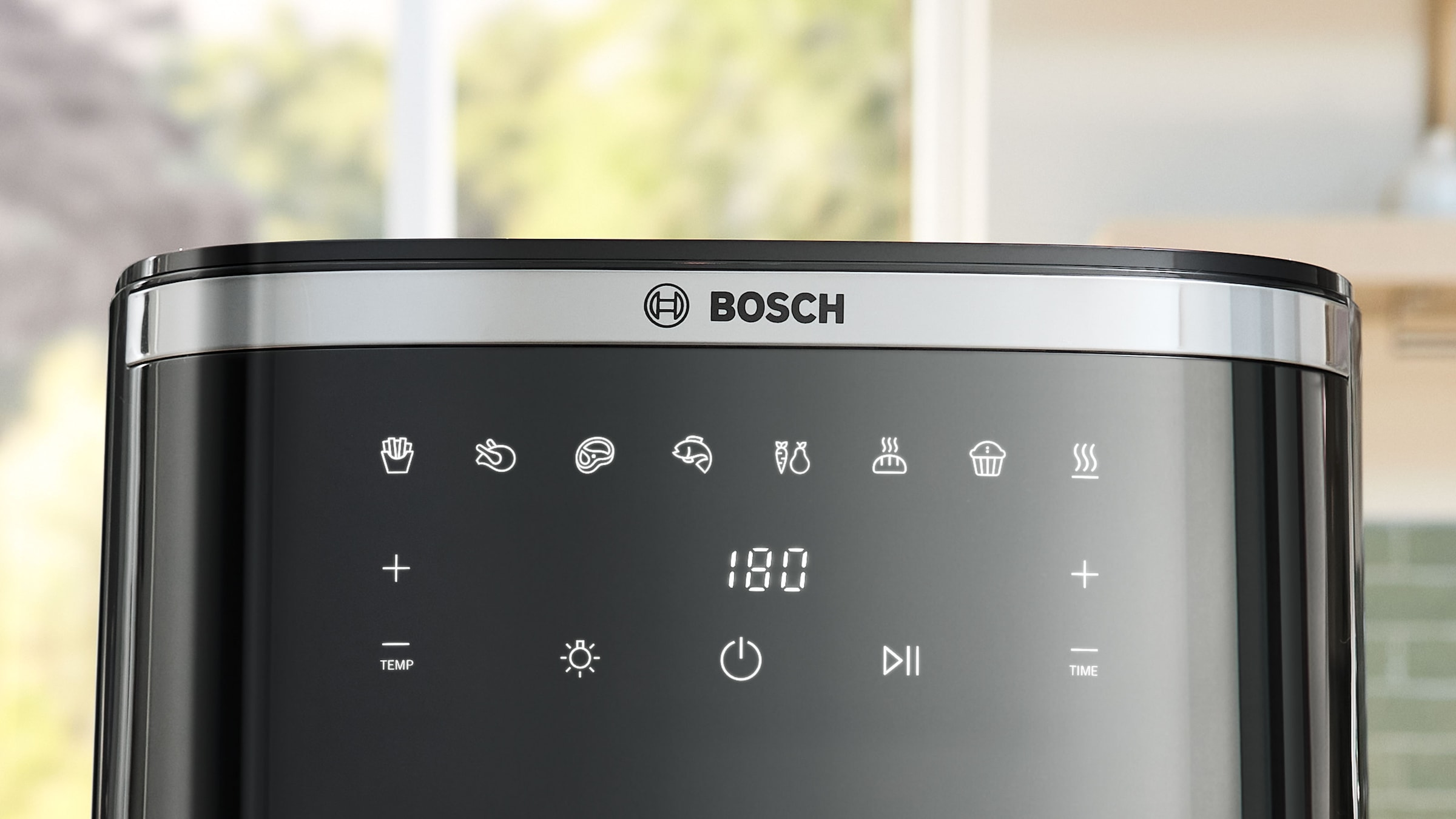 BOSCH Heißluftfritteuse »Air Fryer Serie 6, MAF671B0, 7,1l, Sichtfenster, 7 Programme, schwarz«, 1800 W, Innenlicht, Schüttelalarm, Korb spülm.geeignet, Heißluftfritteuse