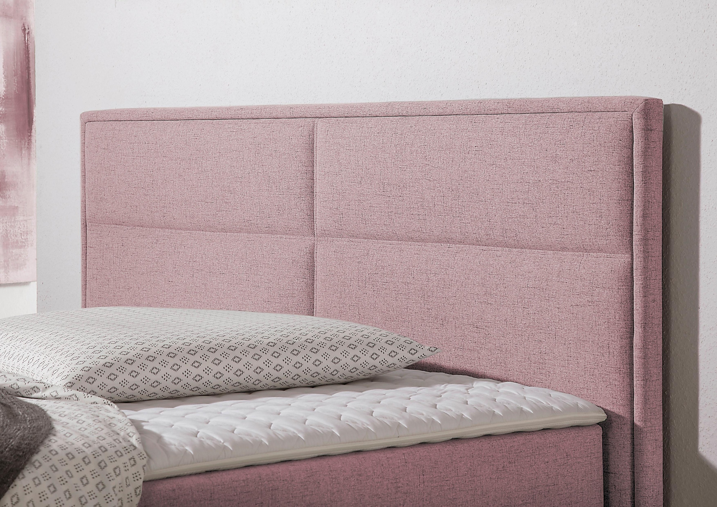 Home affaire Boxspringbett »Caria« in 5 Breiten, 3 Matratzen-Ausführungen, 2 Härtegraden, Topper