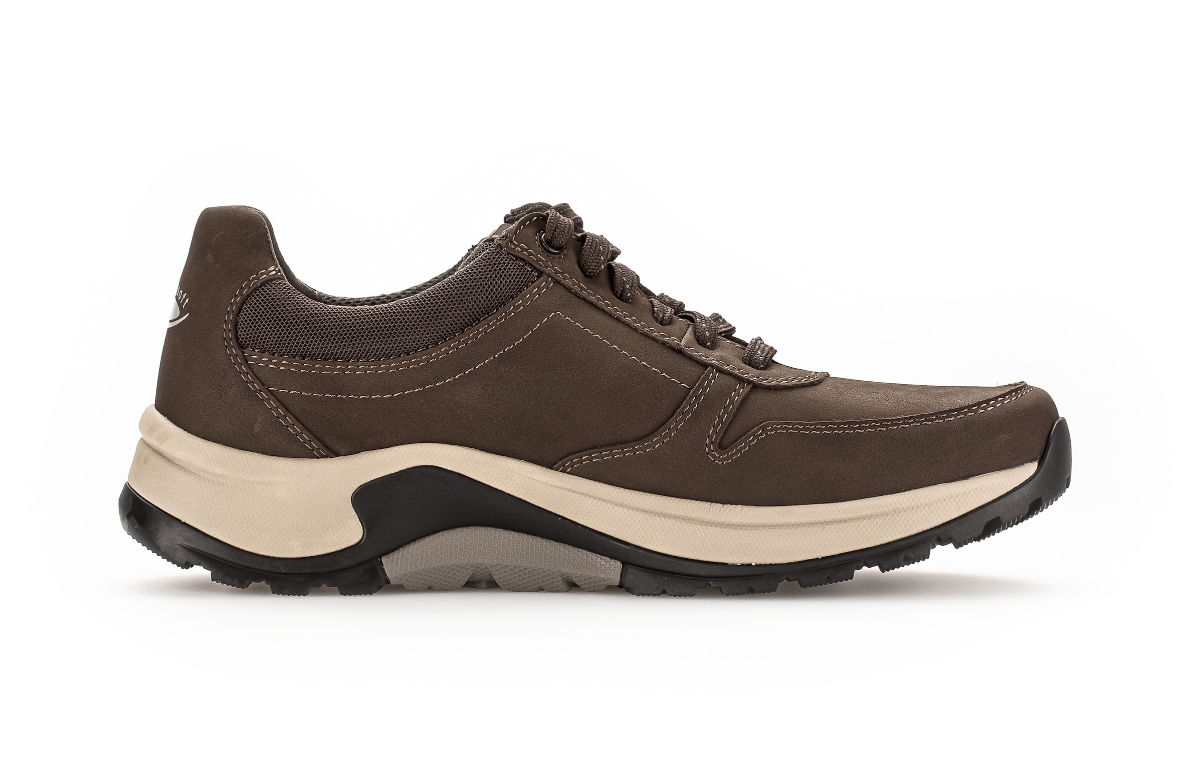 rollingsoft  Schnürschuh, Halbschuh mit Logo-Emblem an der Ferse, Weite G