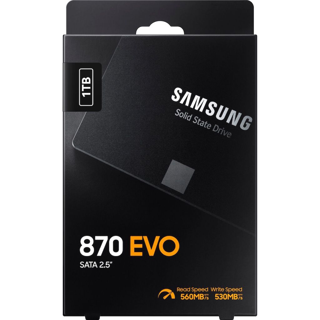 Samsung interne SSD »870 EVO«, 2,5 Zoll, Anschluss SATA III