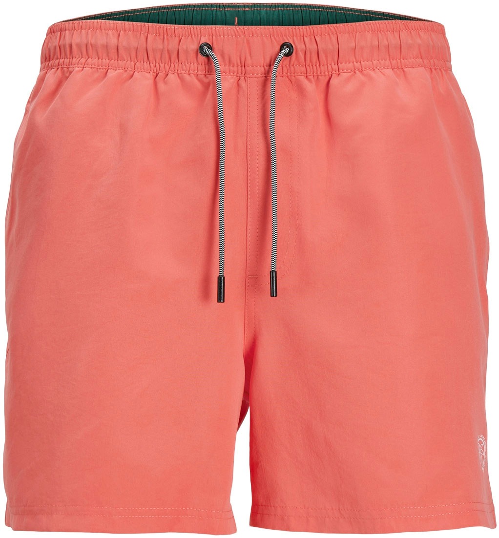 6. Bild von Jack & Jones Badeshorts »JPSTFIJI JJSWIM SOLID SN LY«, schmal geschnittene Schwimm-Shorts für den Strand aus recyceltem Garn