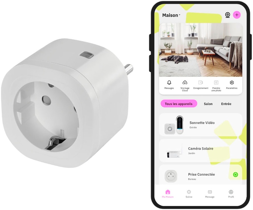 Omajin by Netatmo Steckdose »Smarter Zwischenstecker - 4er Bundle«, (4 St.)