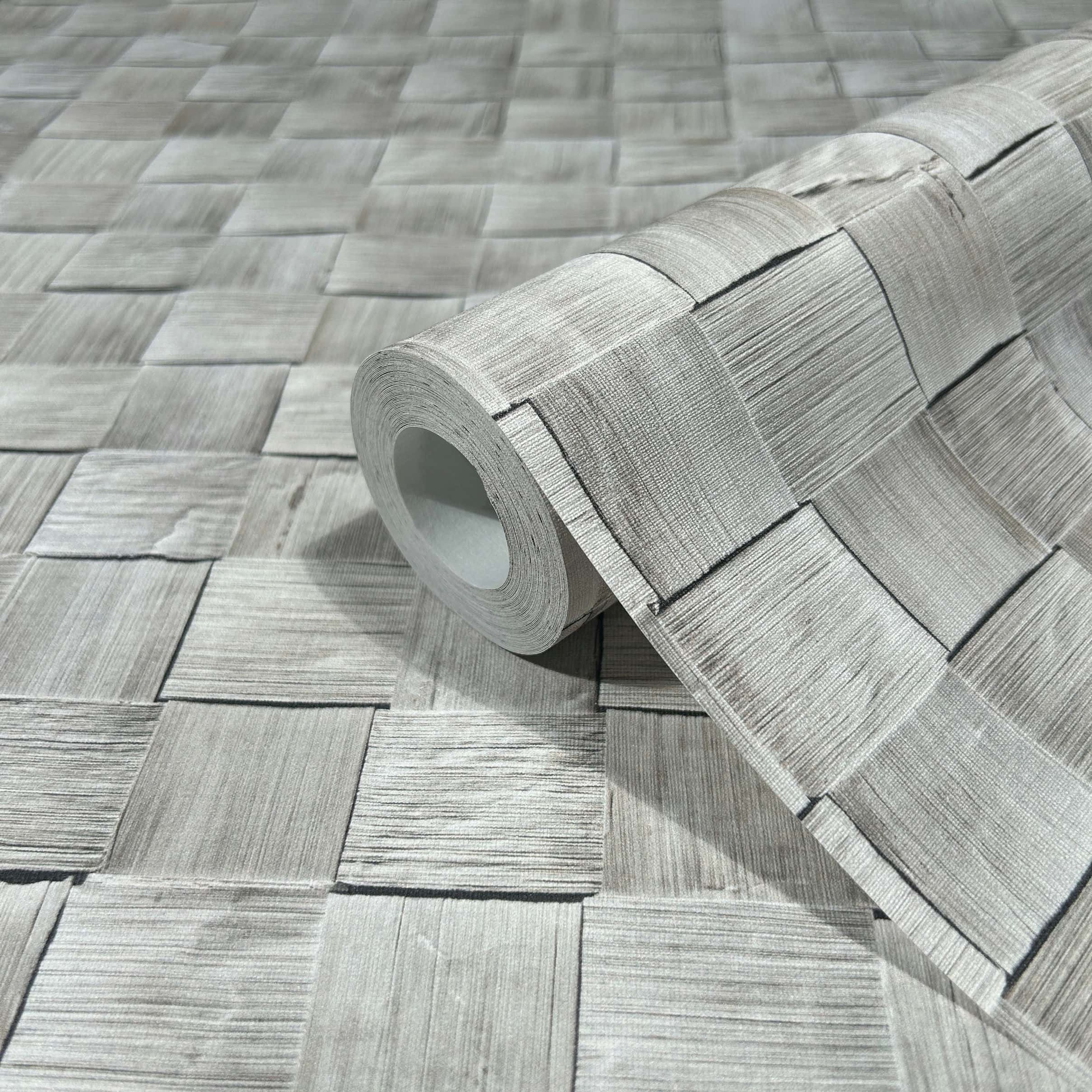 Marburg Vliestapete »Tapete Wooden Panels« Holz geprägt moderne Vliestapete für Wohnzimmer Schlafzimmer Küche