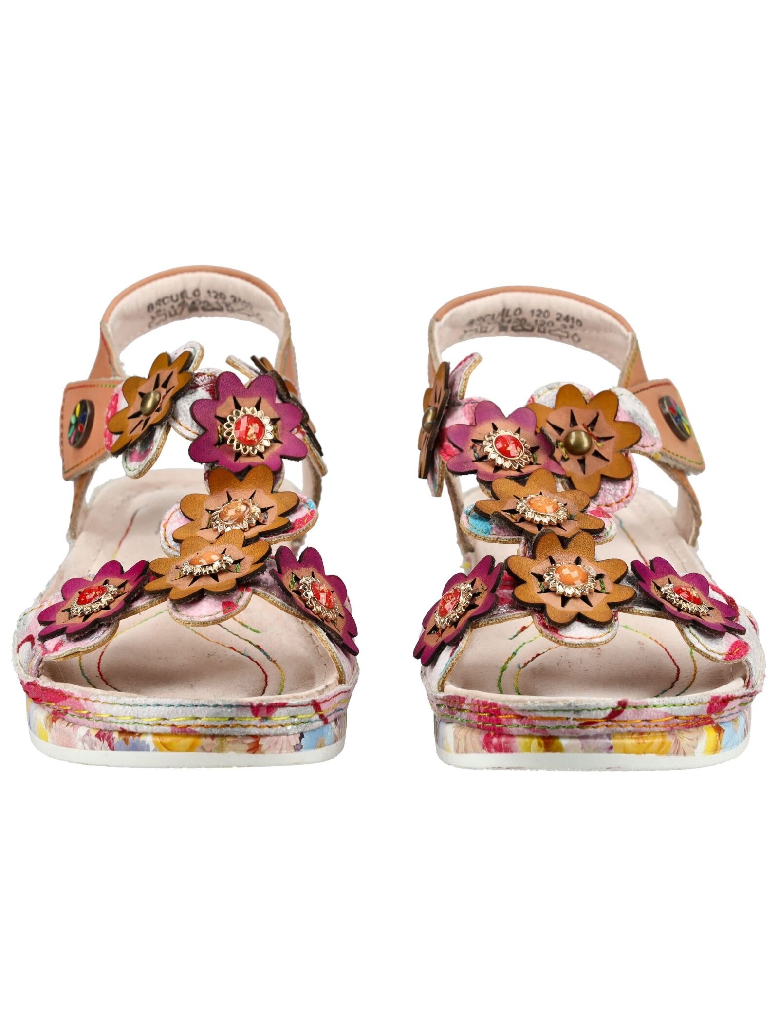 LAURA VITA Riemchensandale »LAURA VITA Sandalen Leder/Textil«