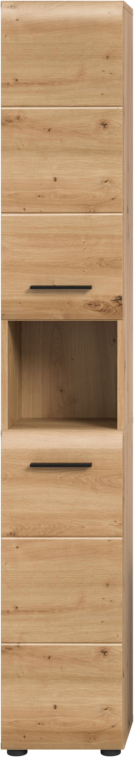 welltime Stauraumschrank 1 Stk. tlg. Florenz, Badschrank hoch, Artisan Oak NB, 185 cm Hoch