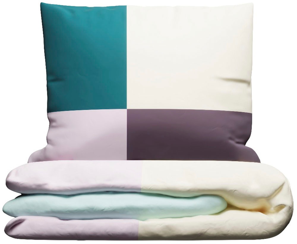 Grund Bettwäsche »Blocca Bettwäsche« 2 tlg. tlg. Aus 100% Baumwollsatin gefertigt