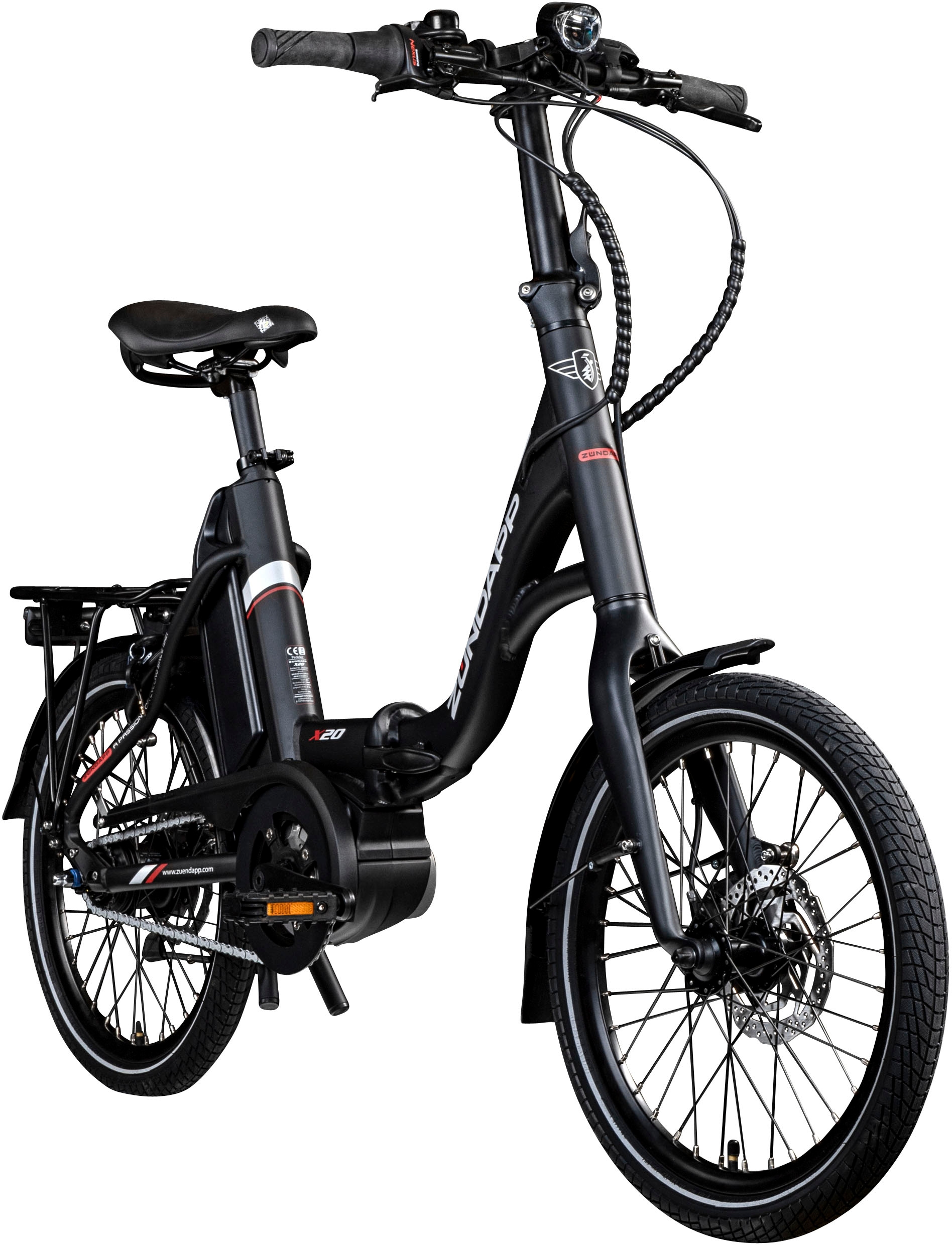 Zündapp E-Bike »X20«, 7 Gang, Shimano, Nexus, Mittelmotor 250 W, Pedelec, Elektrofahrrad für Damen u. Herren