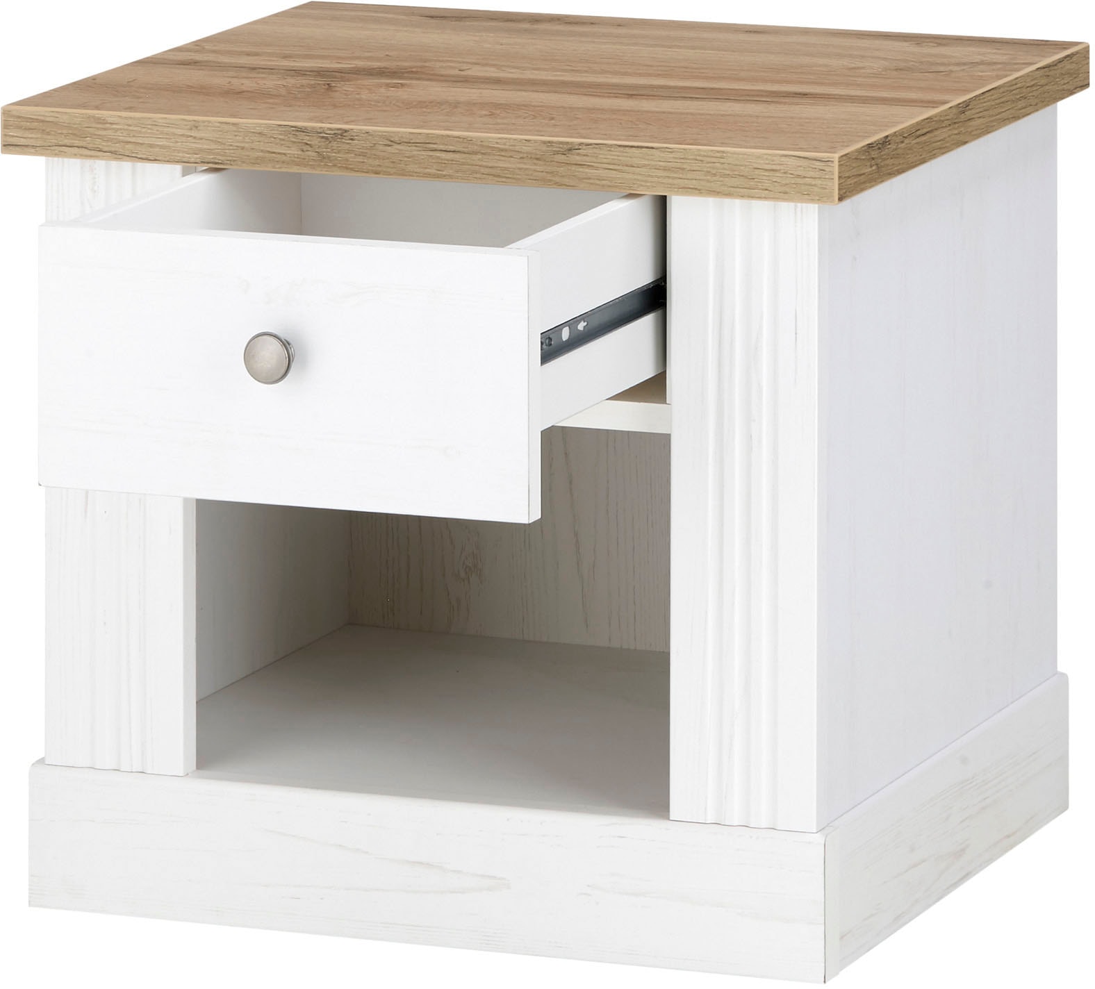 OTTO home Schlafzimmer-Set »Westminster« beinhaltet 1 Bett, Kleiderschrank 3-türig und 2 Nachtkommoden