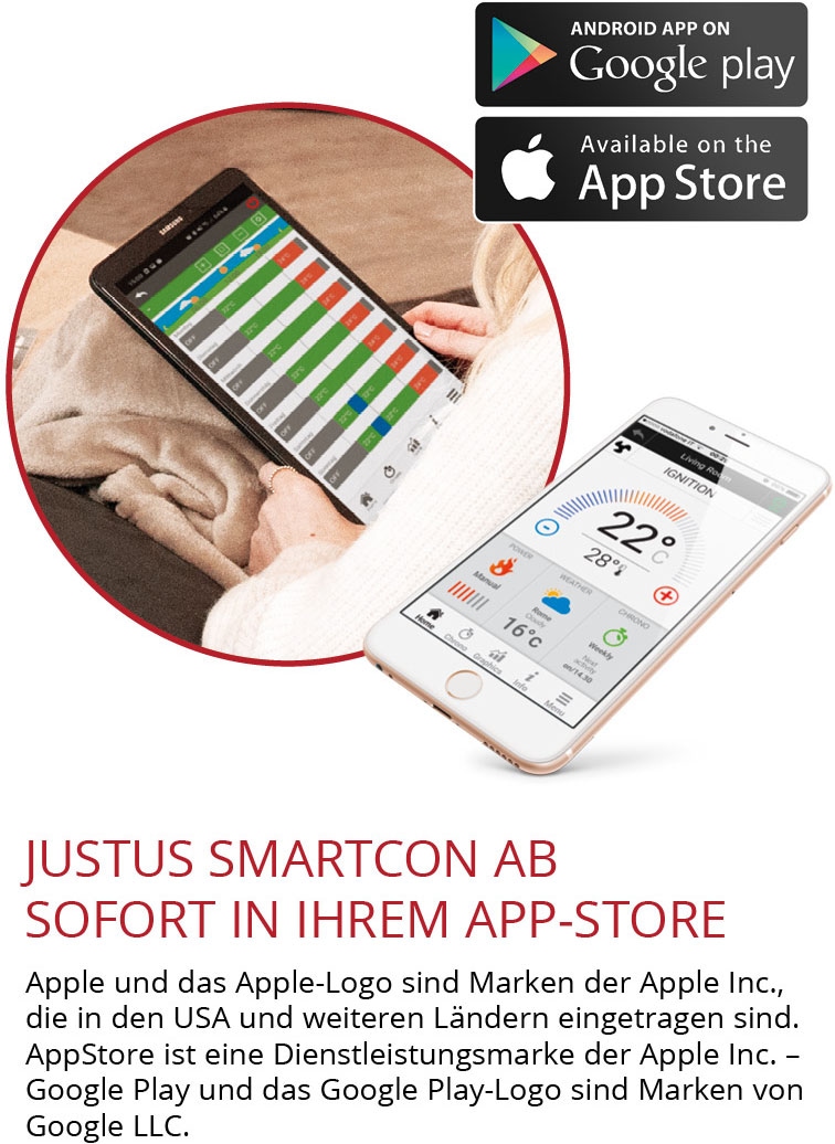 JUSTUS Pelletofen »Sia« 1 Stk. tlg.