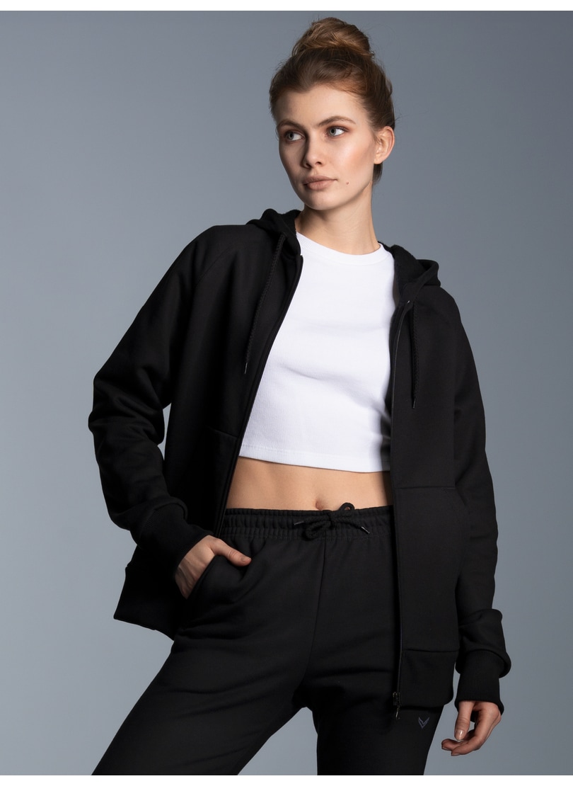 Trigema Sweatjacke »TRIGEMA Sweatjacke mit Kapuze«