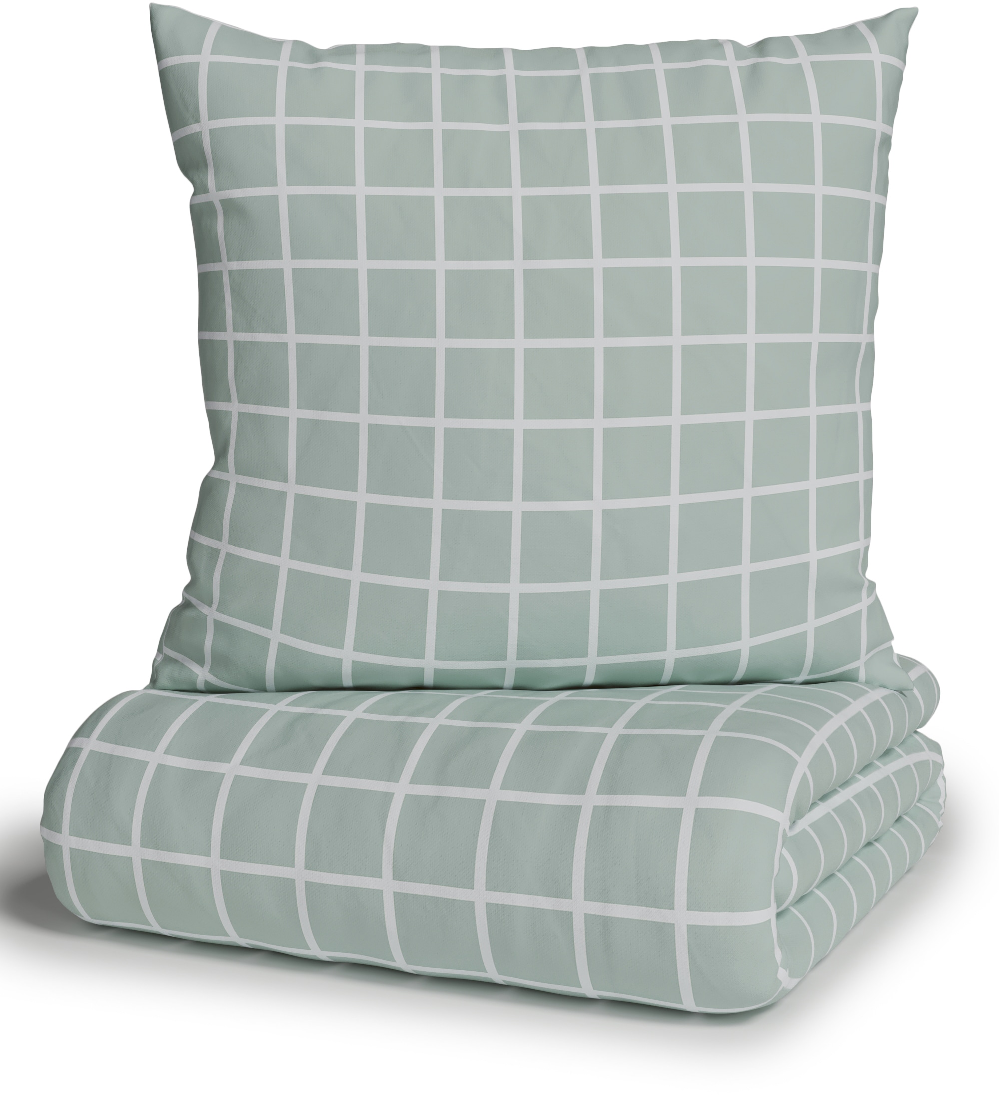 OTTO home Bettwäsche »Eemil« 2 Stk. tlg. karierte Bettwäsche, 100% Baumwolle, ab Gr. 135x200 cm