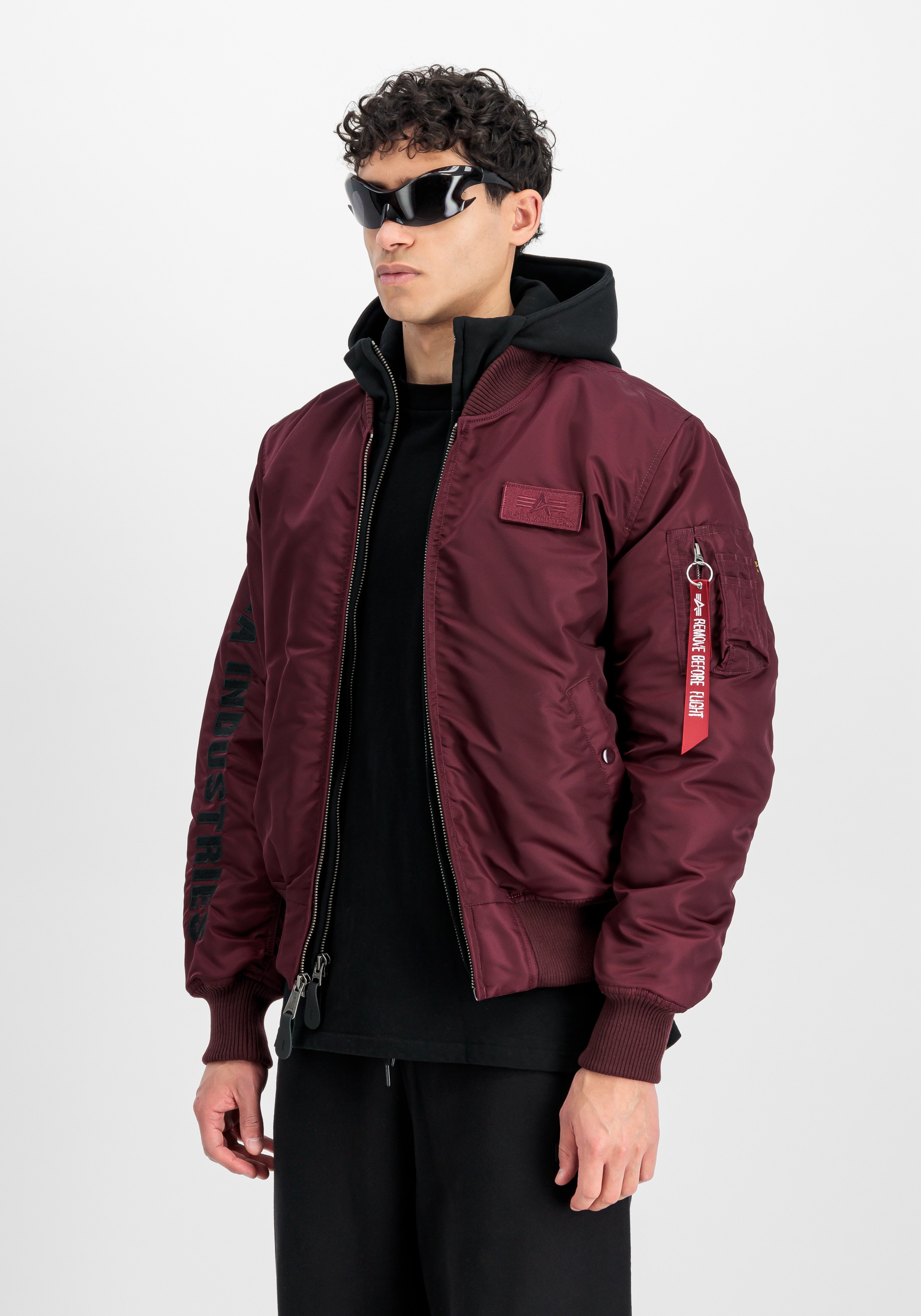 Alpha Industries Bomberjacke »MA-1 D-Tec Sleeve Embroidery«
