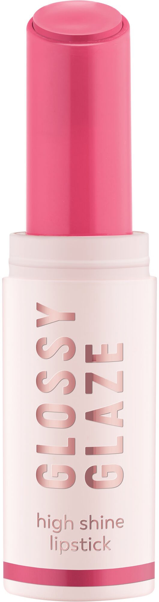 Essence Lippenstift »GLOSSY GLAZE high shine lipstick«, (Set, 3 tlg.), Hohe Farbintensität, hochglänzendes Finish, buttrig-weiche Textur.