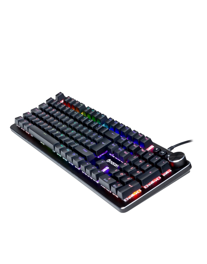 nacon Gaming-Tastatur »CL-520DE«, (Multimedia-Tasten-Lautstärkeregler-Funktionstasten-Ziffernblock-Fn-Tasten)