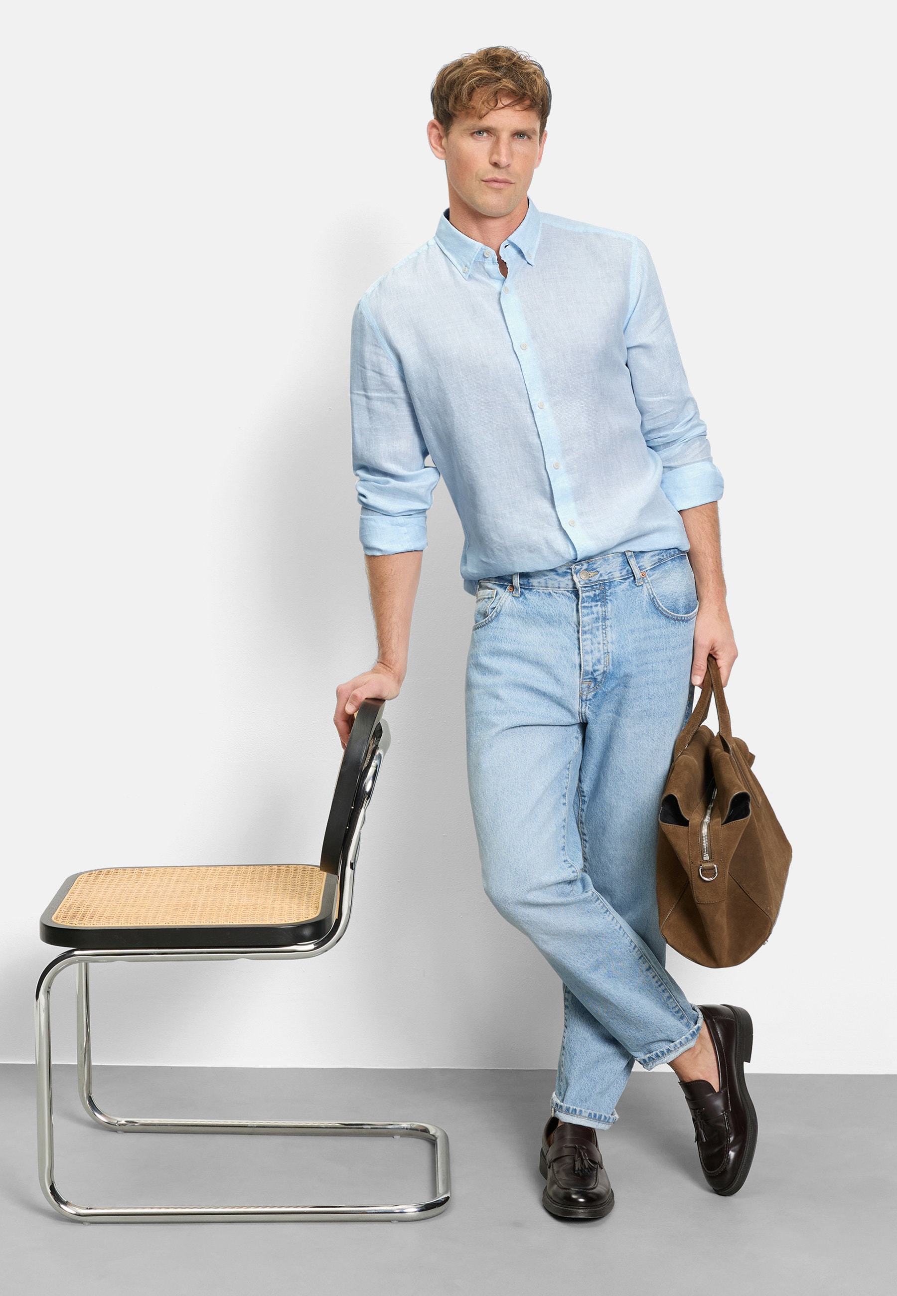 OLYMP Langarmhemd »OLYMP Casual, regular fit, Button-down«