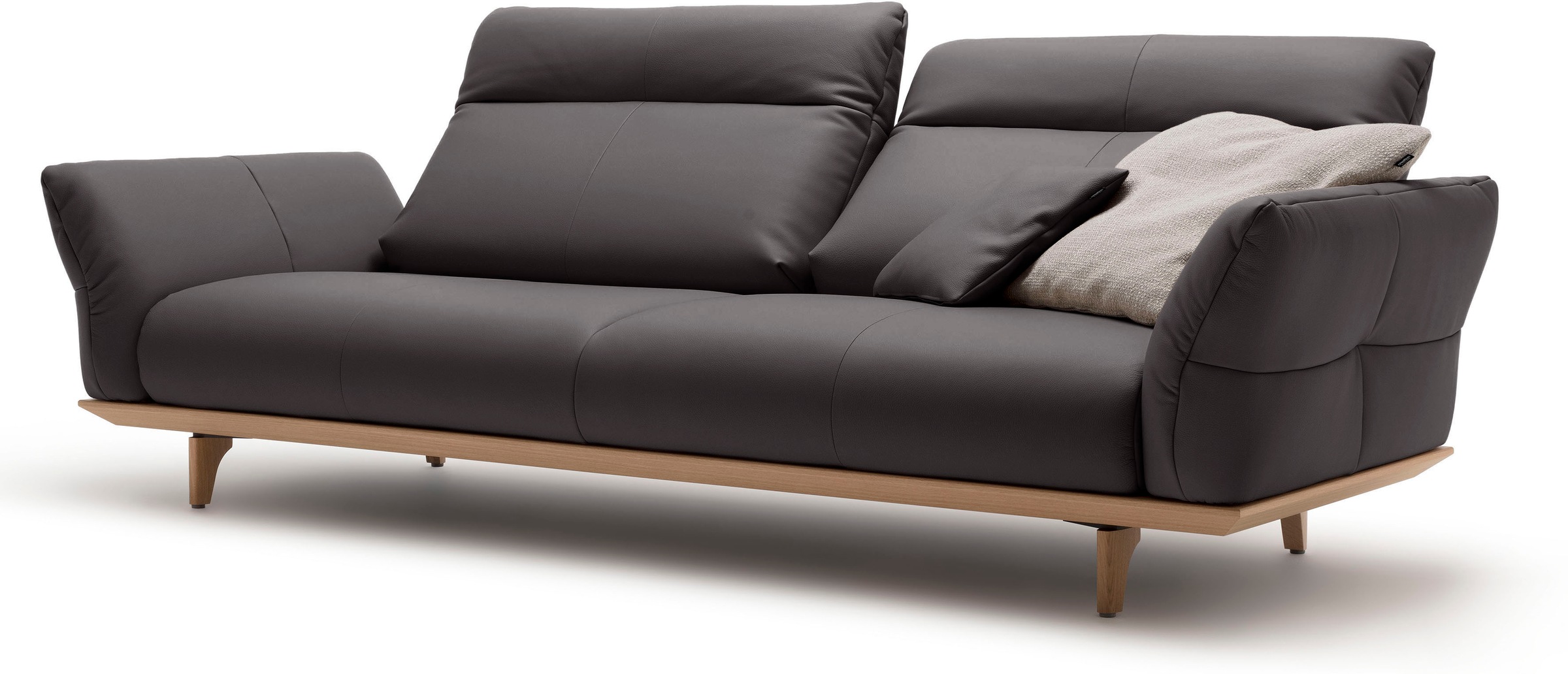 Creation BY ROLF BENZ 3,5-Sitzer »CR.460«, Sockel in Eiche, Füße Eiche natur, Breite 228 cm