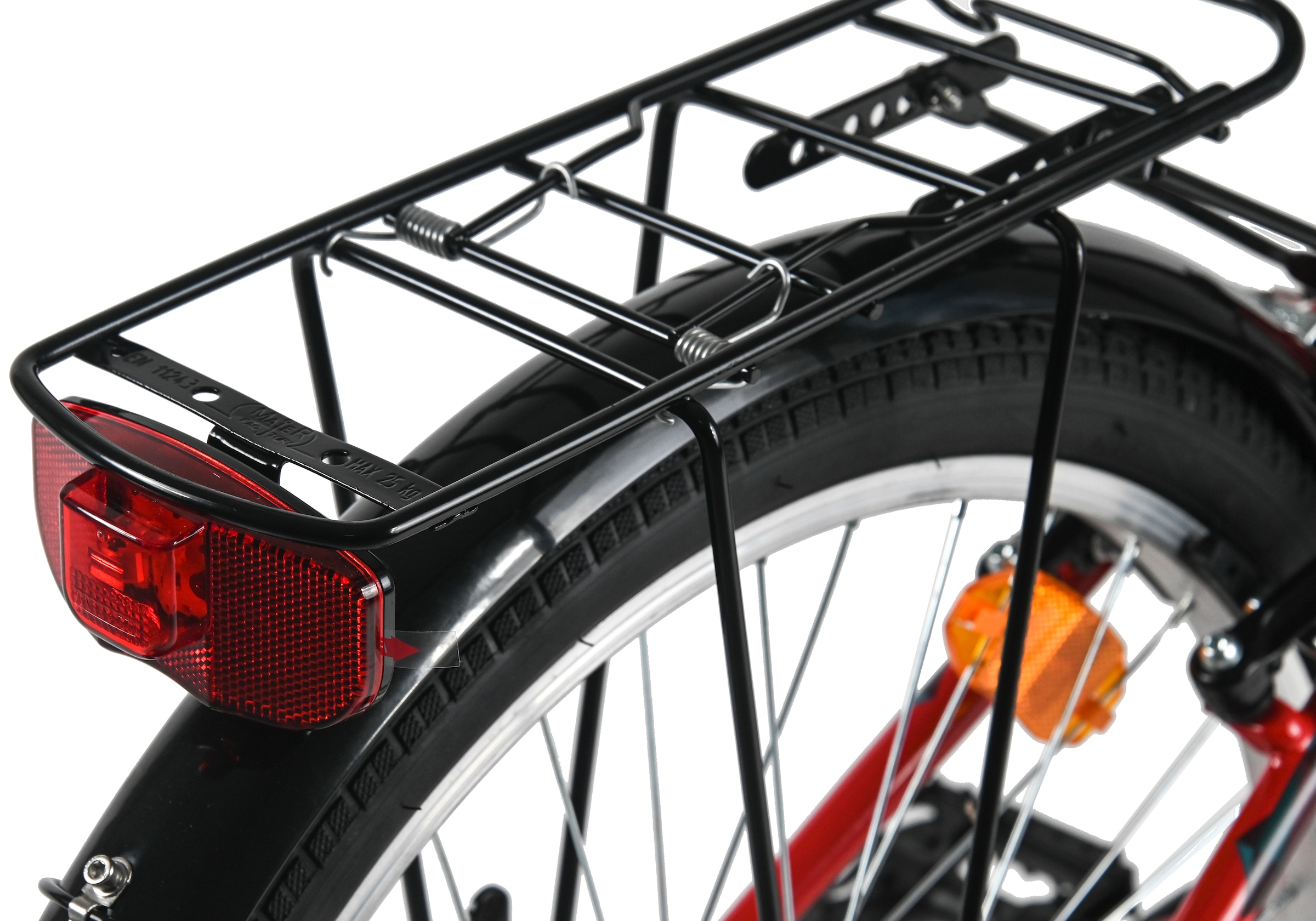 Dacapo Kinderfahrrad »24" Bobby Rot 7 Gänge RH 32 cm - Ab 8 Jahre« 7 Gang Kettenschaltung