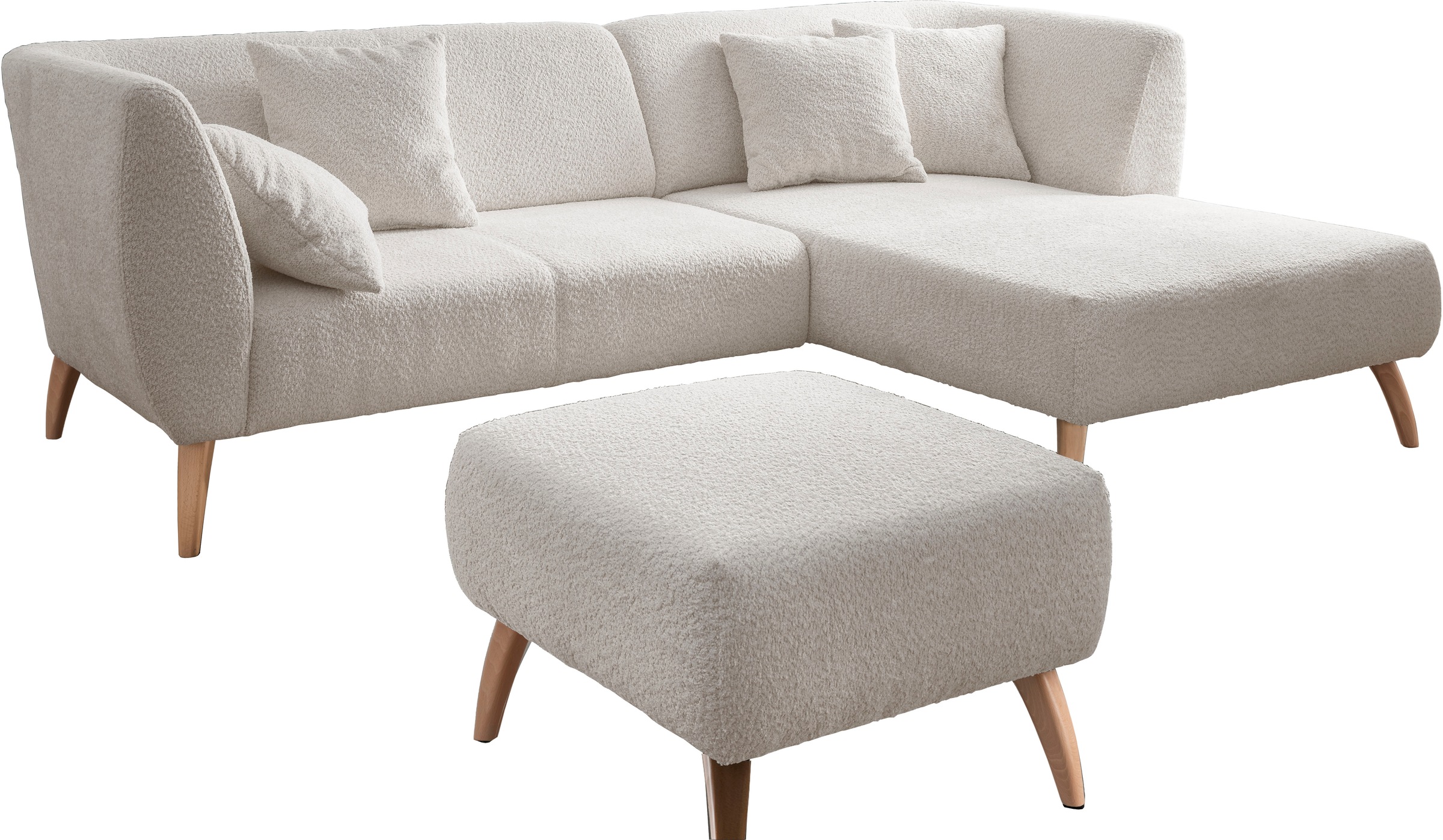 INOSIGN Ecksofa »Colori Polstermöbel mit zeitlos eleganter Rückenführung. L günstig online kaufen