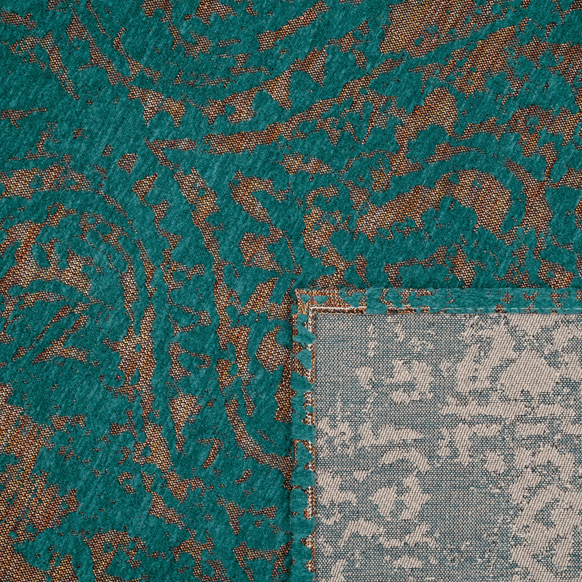 Paco Home Teppich »Mariba 200«, rechteckig, 13 mm Höhe, Kurzflor, meliert, Orient-Optik, Hoch-Tief Effekt, Wohnzimmer