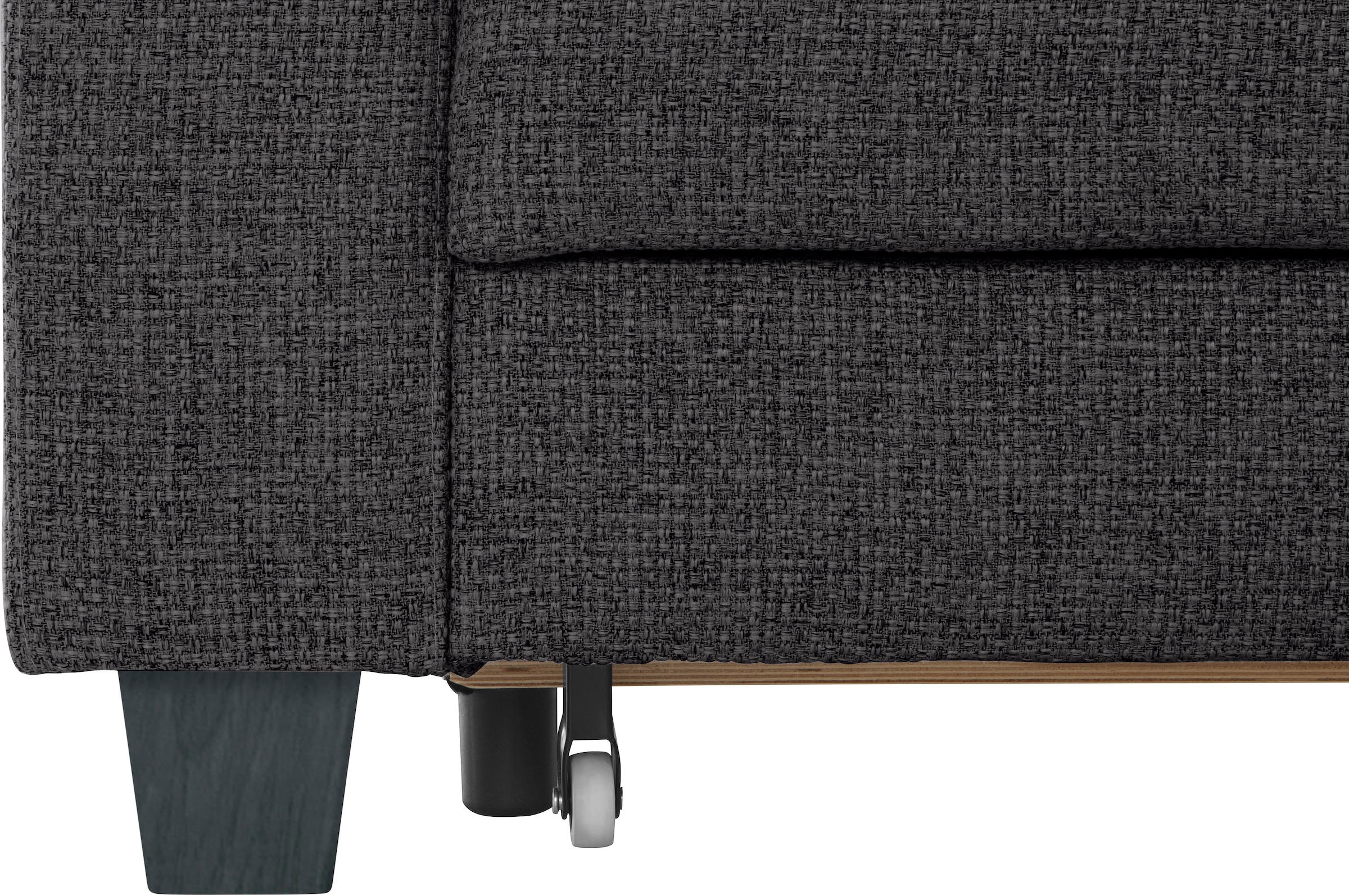 TRENDMANUFAKTUR Ecksofa »Chamber, zeitlos & elegant, bequem, L-Form«, inklusive einer Kopfstütze, wahlweise mit Schlaffunktion