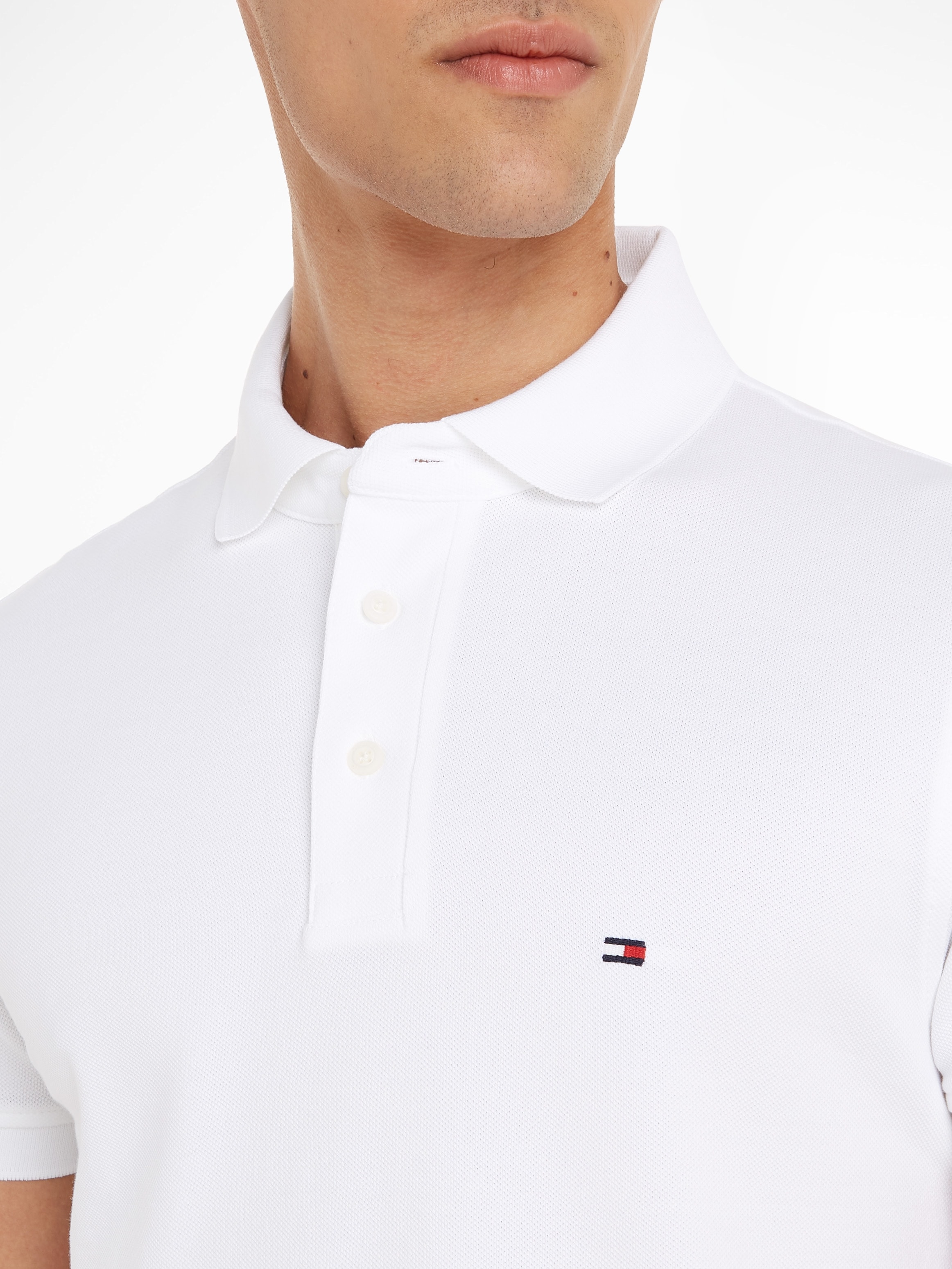 Tommy Hilfiger Poloshirt »1985 SLIM POLO«, hochwertige Baumwoll-Piqué-Qualität