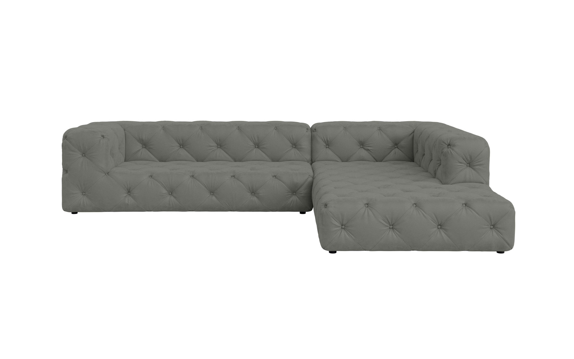Home affaire Ecksofa »FOLLINA« L-Form, mit klassischer Chesterfield-Knopfhe günstig online kaufen