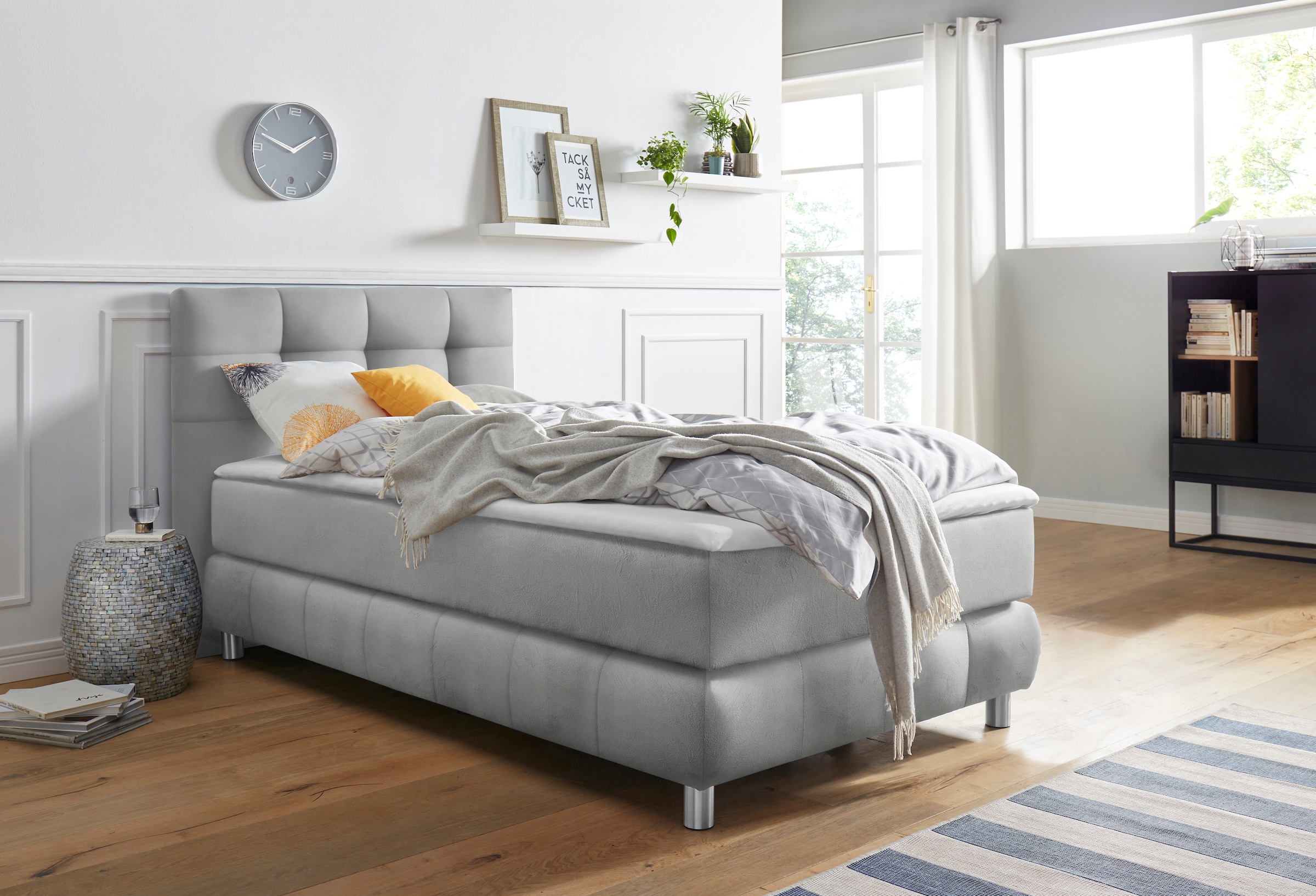 Home affaire Boxspringbett »Salo« incl. Topper, 6 Breiten, 2 Härtegrade, TFK auch in Härtegrad 4