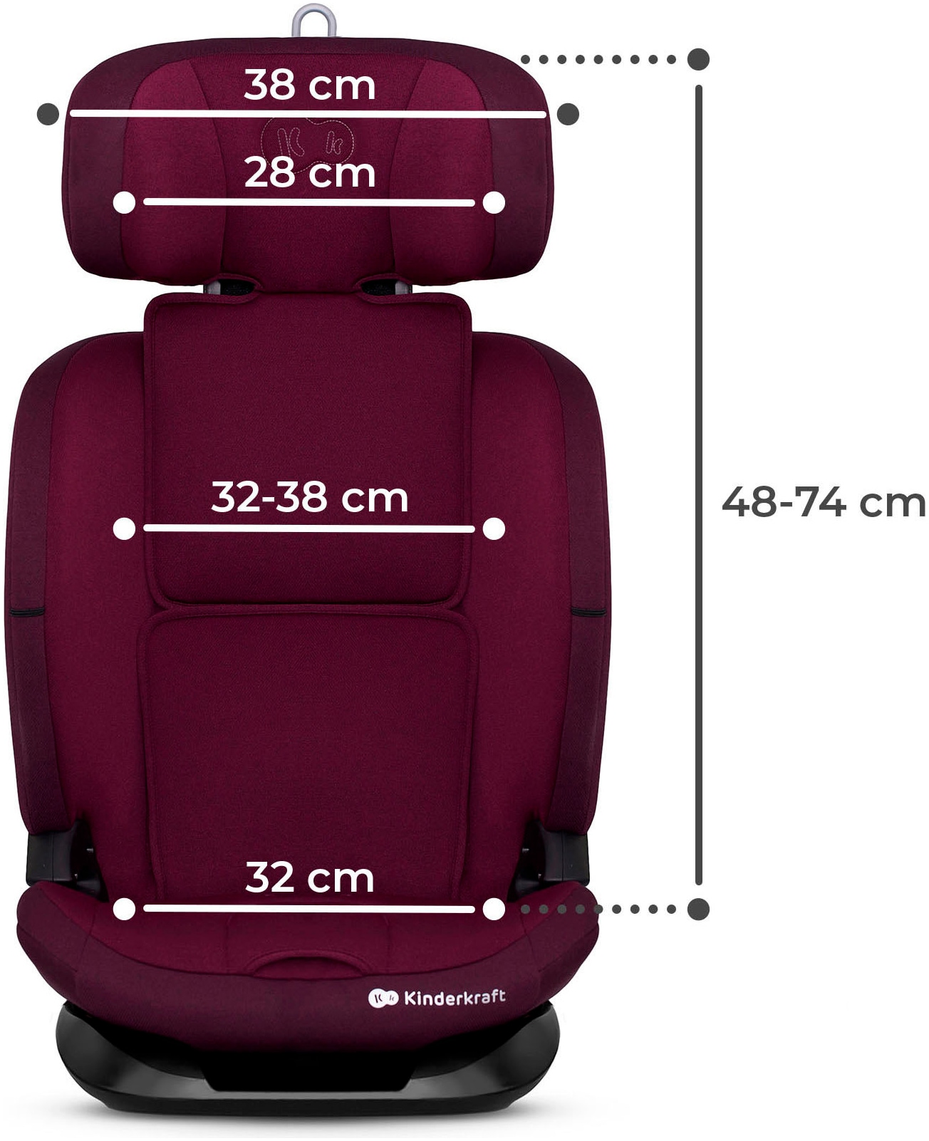 Kinderkraft Autokindersitz »ONETO3 i-Size« Klasse I / II / III (9-36 kg)
