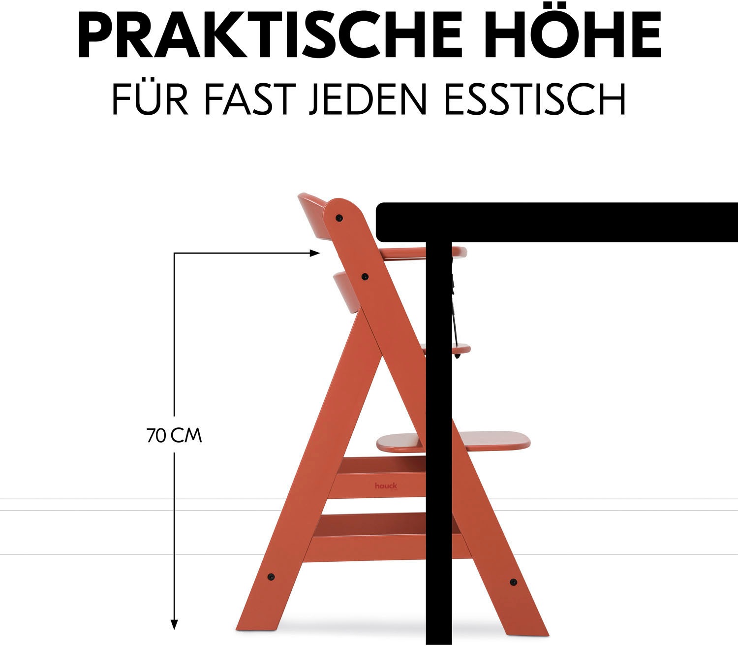 Hauck Hochstuhl »Alpha+, Cork«, FSC® - schützt Wald - weltweit