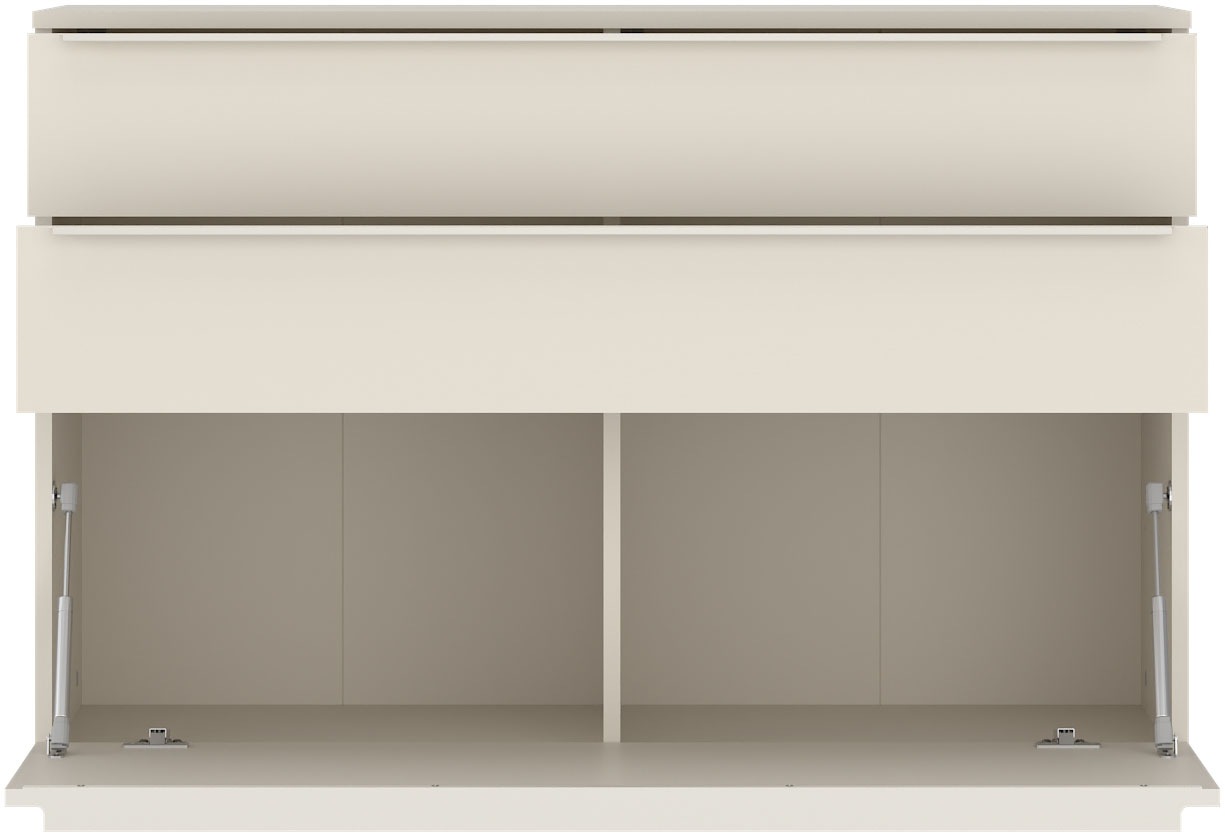 TOM TAILOR HOME Kommode Lowboard, Breite 110 cm,1 Klappe,2 Schubladen, viel Stauraum