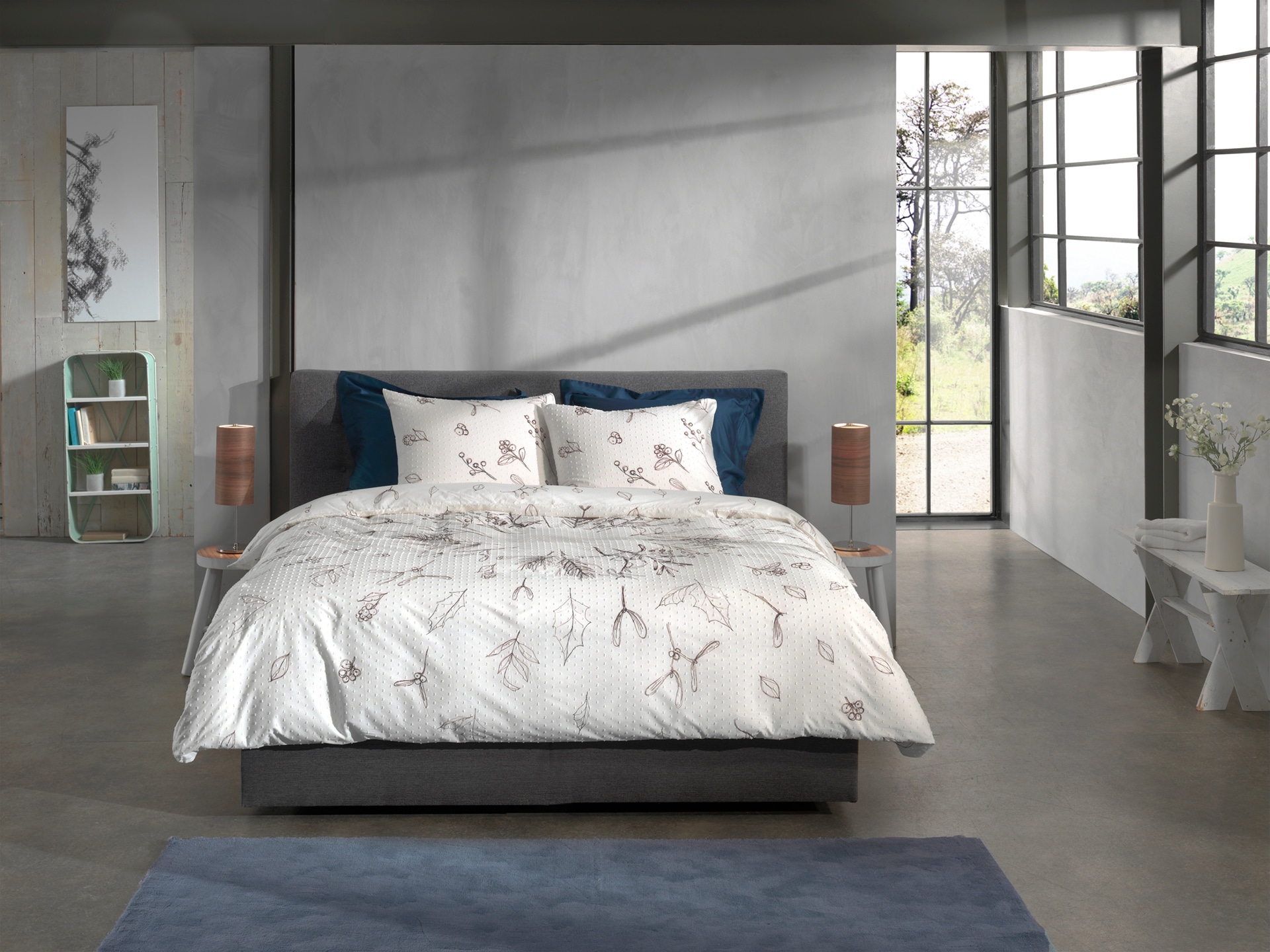 Heckett & Lane Bettwäsche »Heckettlane Bettwäsche Fresia« 2 Bettwäsche aus 100% Baumwolle, hochwertige Renforcé, ab 135x200 cm.