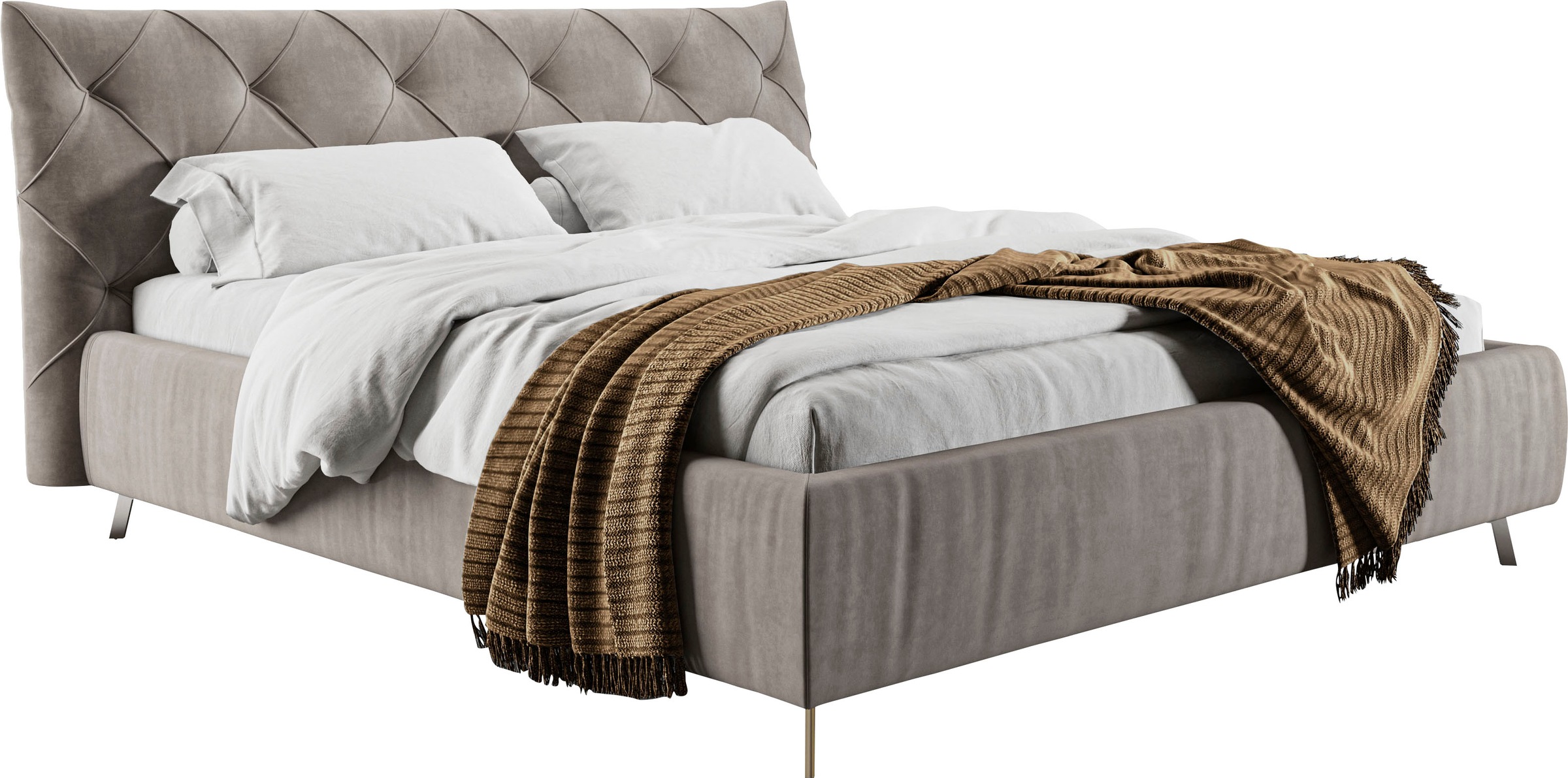 Home affaire Polsterbett »Elloree in 4 Breiten bis 200cm, auch in Leder« Ko günstig online kaufen