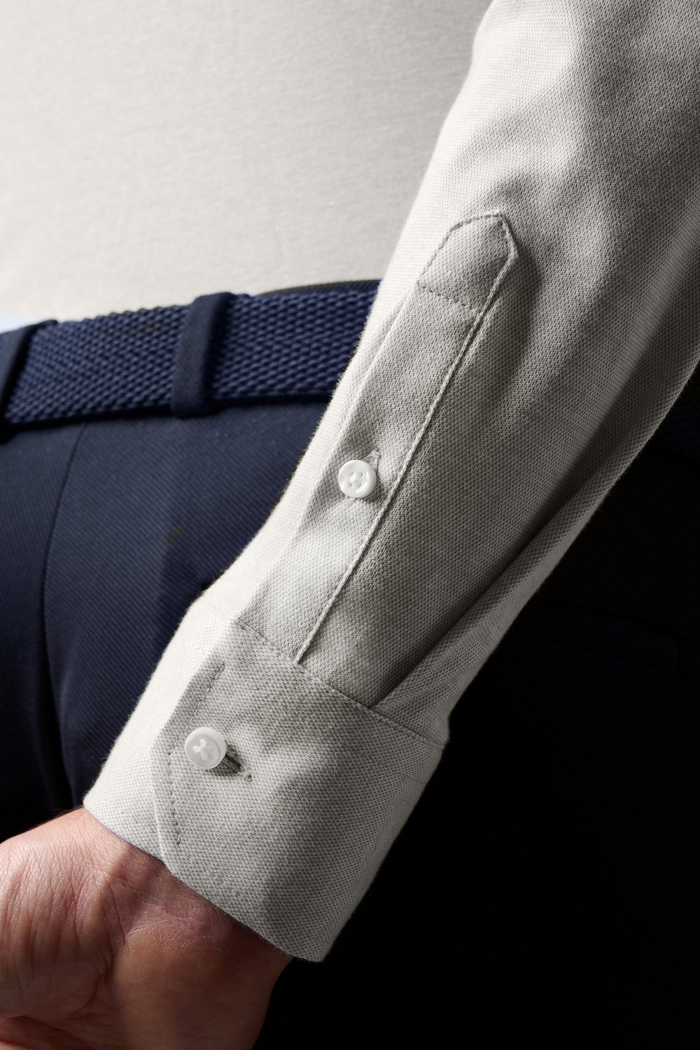 DESOTO Langarmhemd »Jerseyhemd Essential Hai langarm« Flexibler Stretch