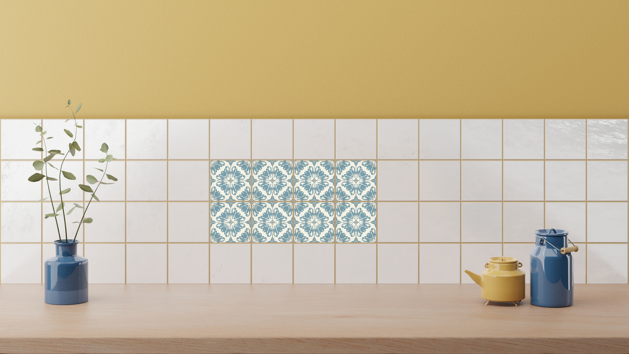 Home affaire Fliesenaufkleber »Ornamente« Stickerfliesen, selbstklebend, Sticker, 12er Set