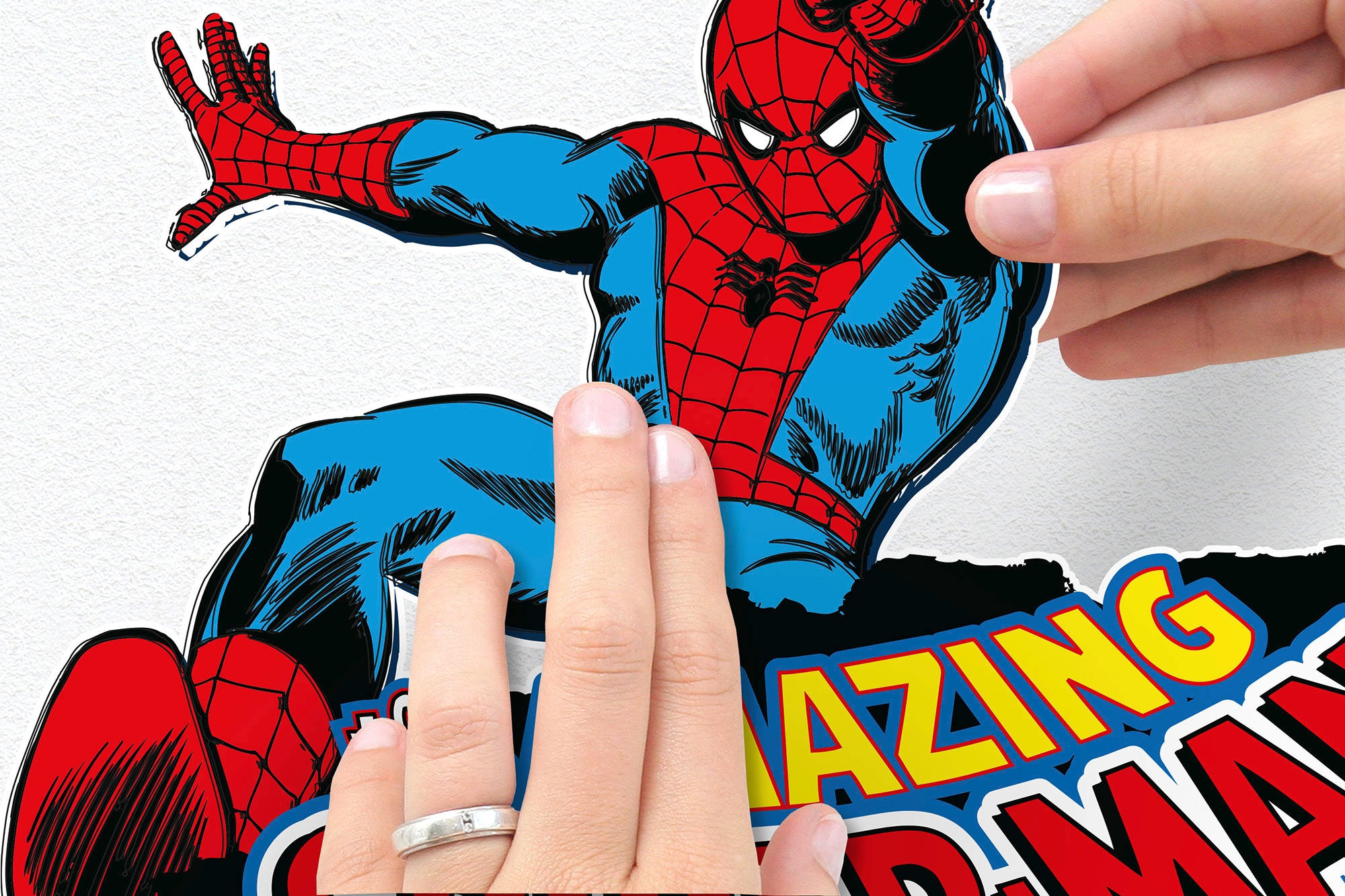 Komar Wandtattoo »Spider-Man Comic Classic - Größe 50 x 70 cm«, (1 St.), selbstklebend, Wandsticker, Kinderzimmer