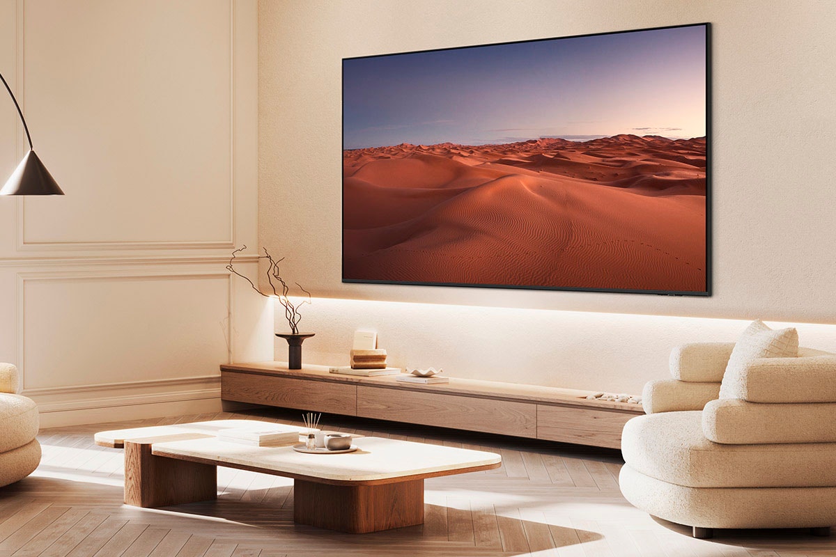 Samsung QLED-Fernseher »GQ85Q6FAAU«, 4K Ultra HD, Smart-TV, Quantum HDR, Knox Security, Art Store, 3D Sound, Gaming Hub, AI TV