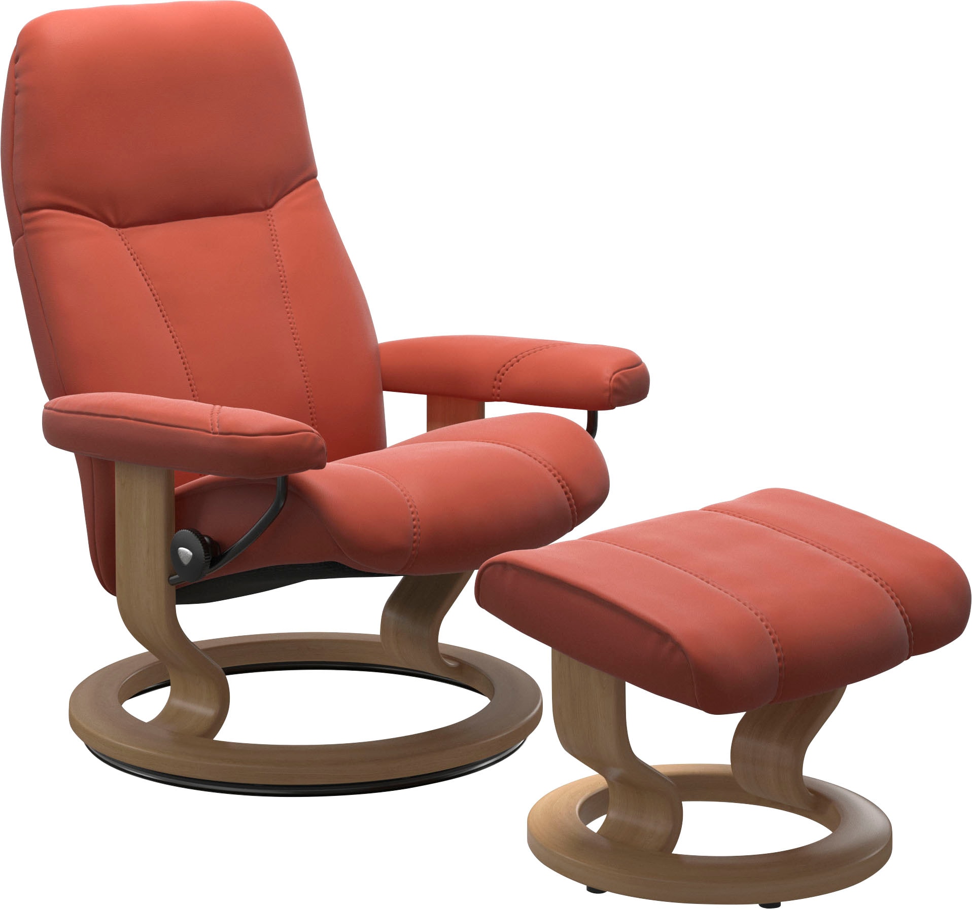 Stressless Relaxsessel "Consul", (Set, Relaxsessel mit Hocker), mit Hocker, günstig online kaufen