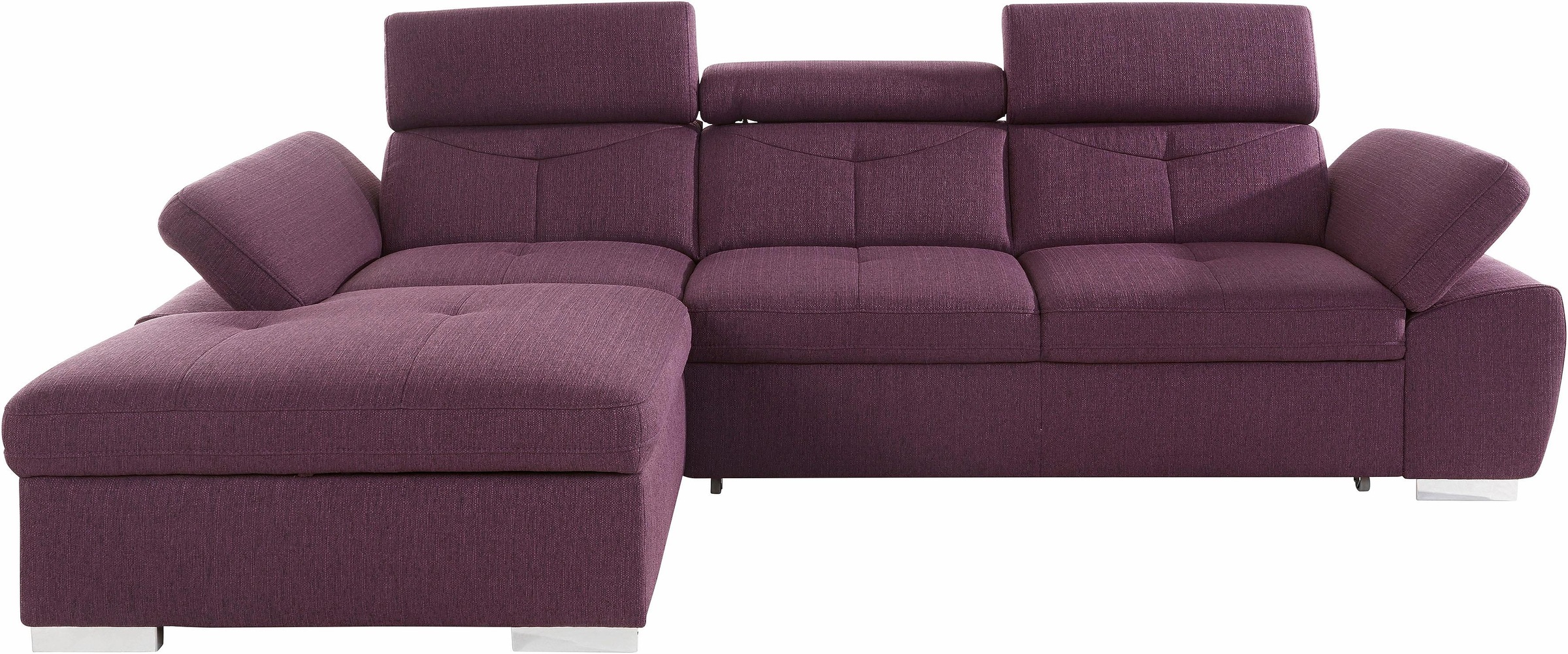 exxpo - sofa fashion Ecksofa »Spring, super bequem, mit Armteil- und Kopfte günstig online kaufen
