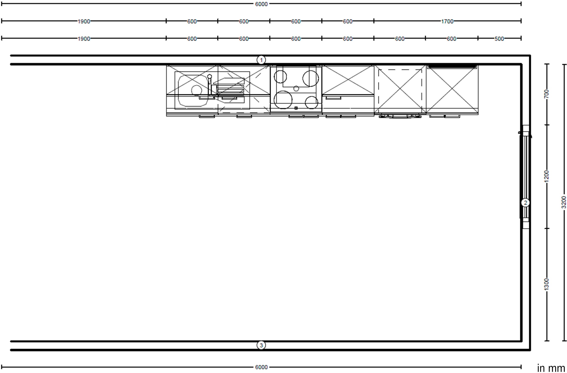 nobilia® Küchenzeile »"Touch I"«, vormontiert, Ausrichtung wählbar, Breite 360 cm, wahlw. mit E-Geräten