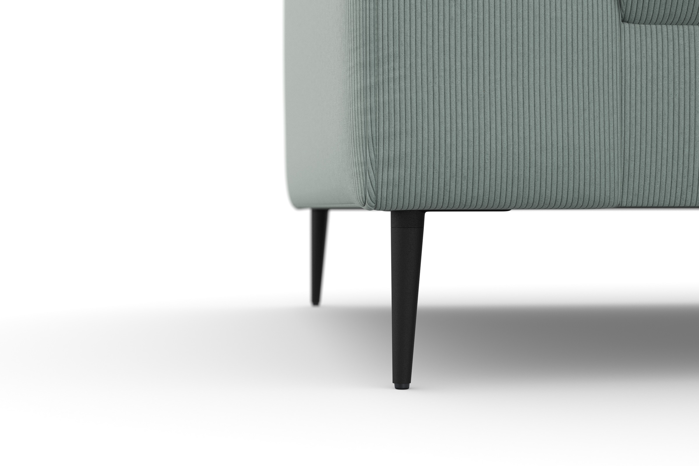 DOMO collection Ecksofa »Modica, zeitlos und elegant, L-Form«, moderne Optik mit extrabreiter Recamiere, auch in Cord