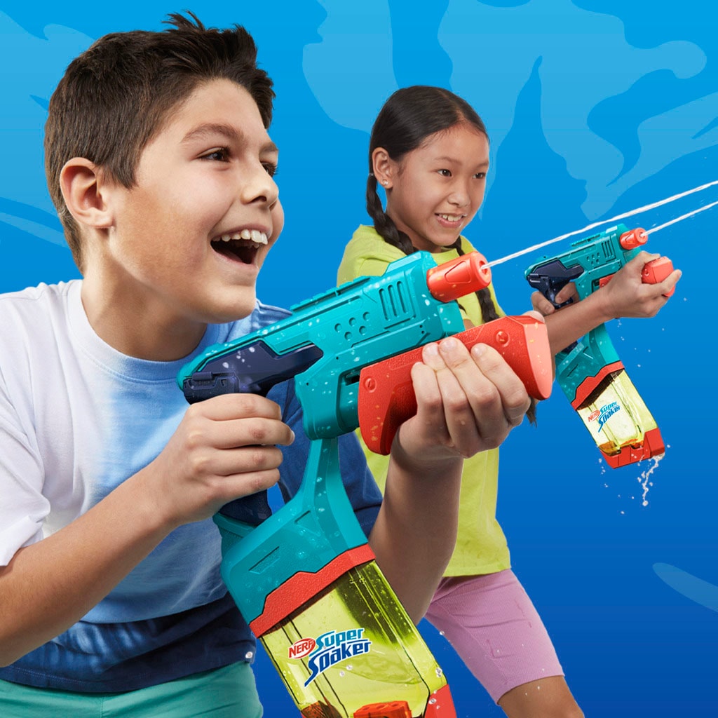 Hasbro Wasserpistole »Nerf, Super Soaker Dunk-Fill«, (Set, 2 tlg.)
